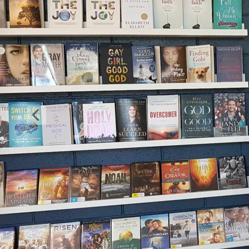 Our Christian bookshop operates in affiliation with Koorong Bookstore