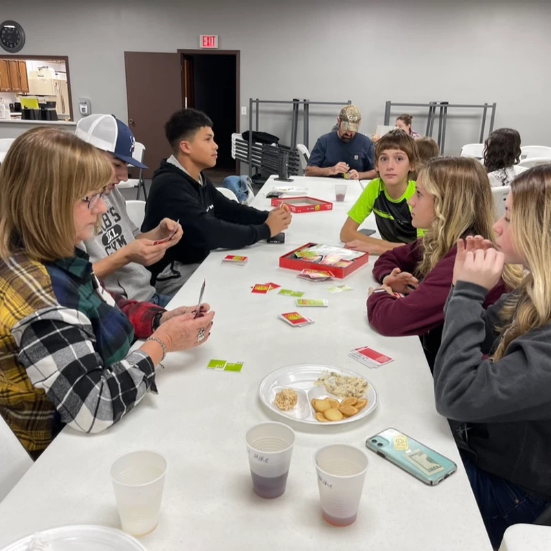 After Sunday morning worship our youth have a time of Sunday School from 10:10-11:00. 