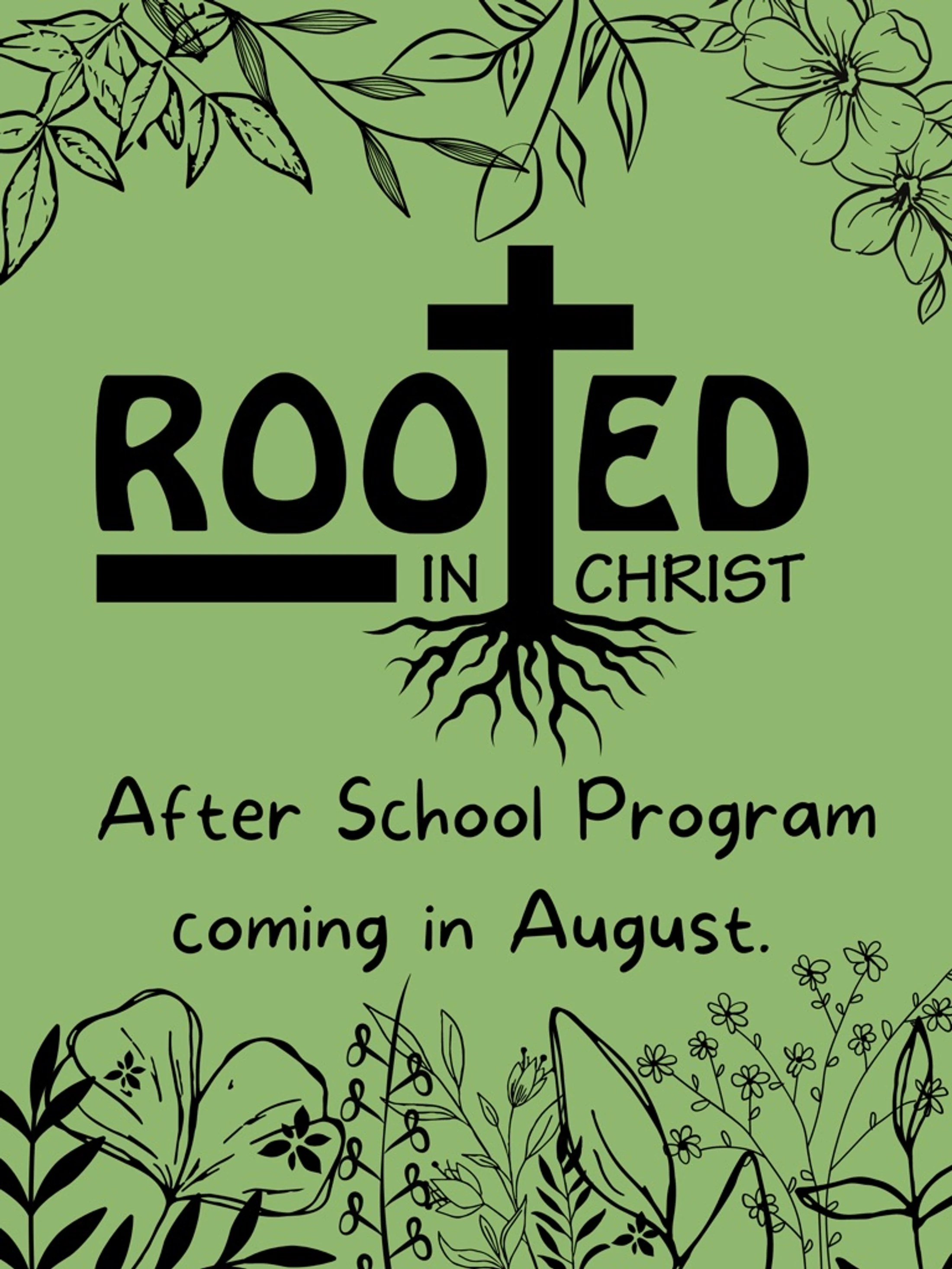 Rooted After School Program - K-4th Grade Mondays and Wednesdays until May