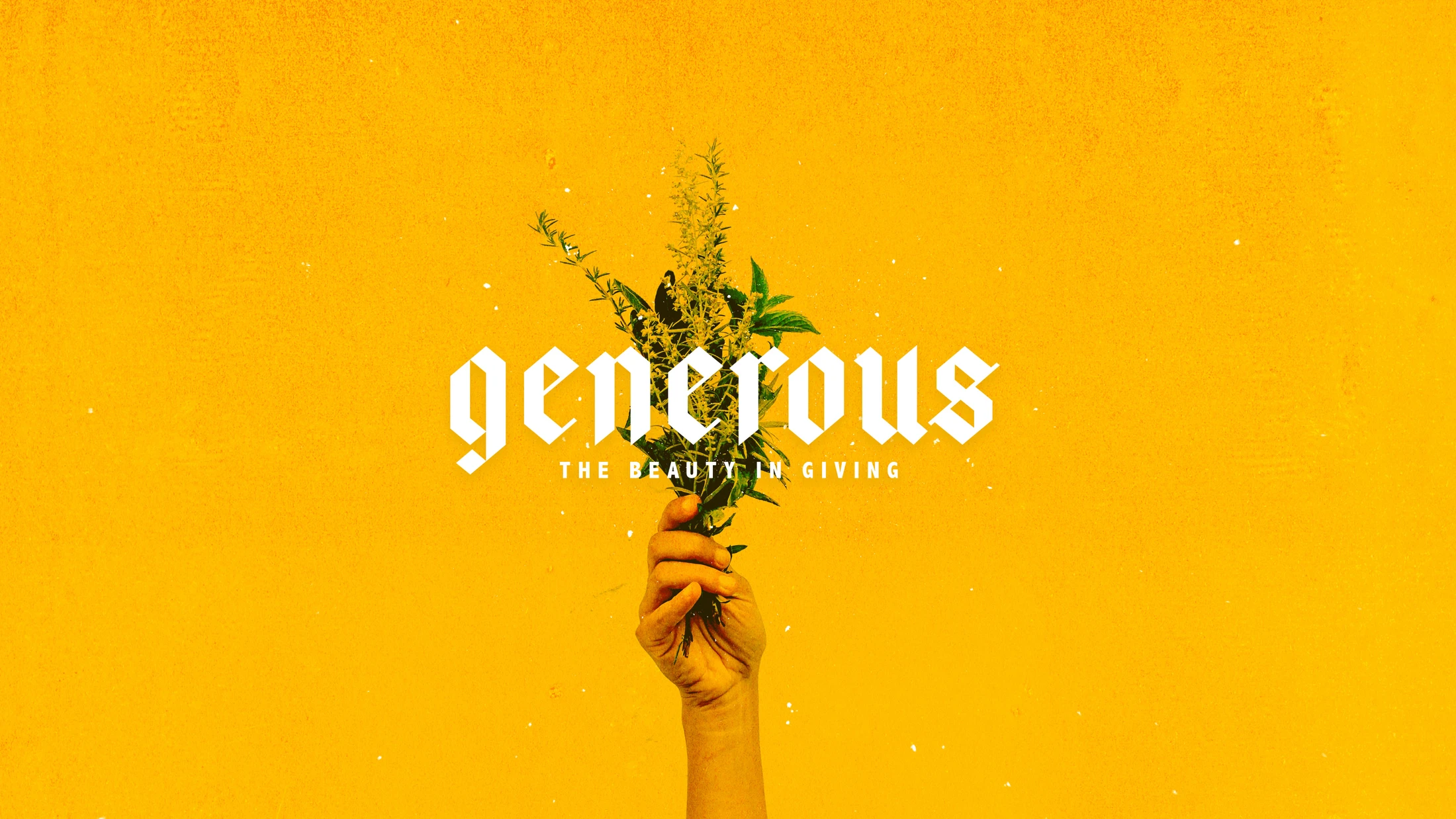 The Generous Heart of God