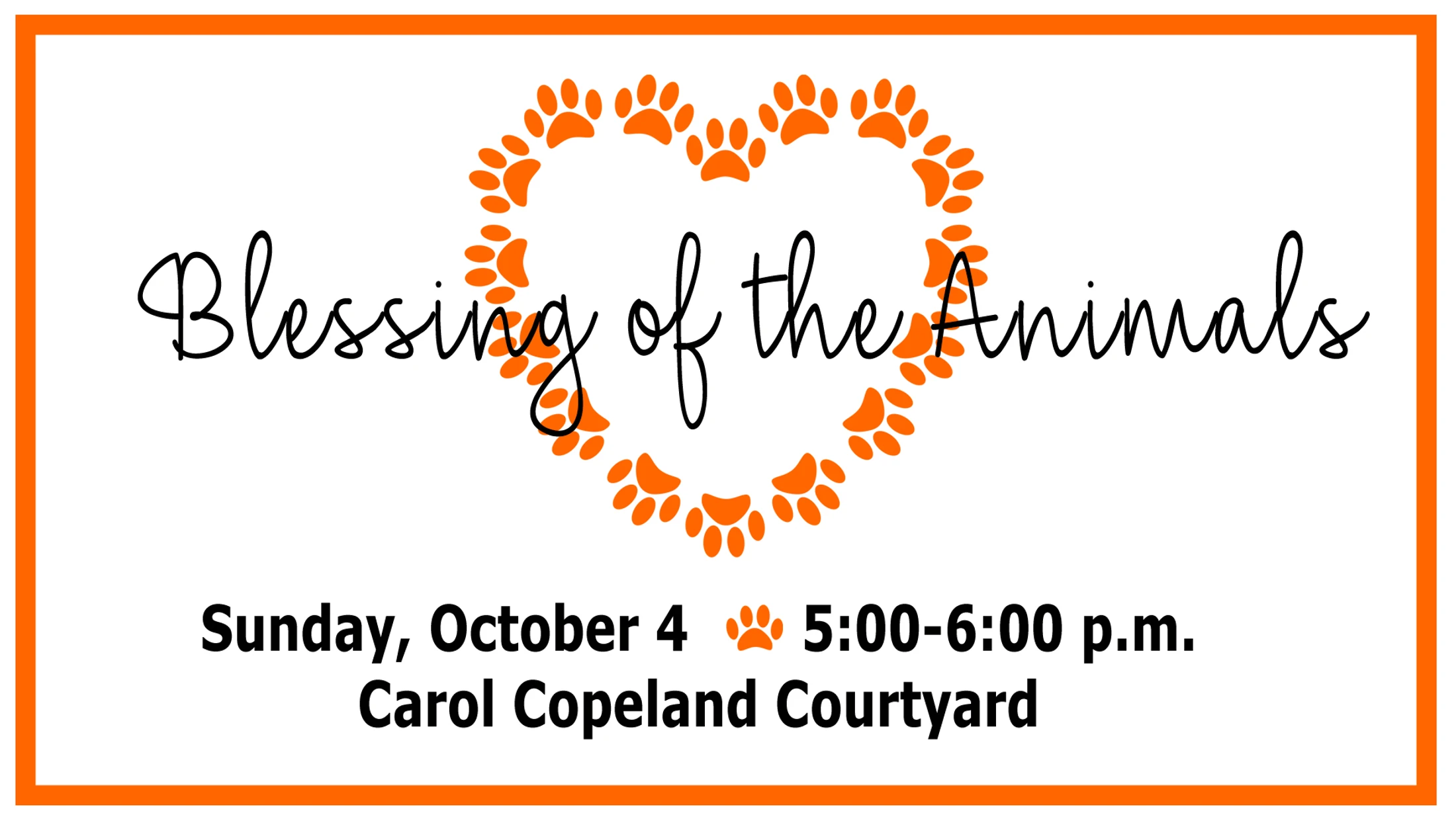 Blessing of the Animals