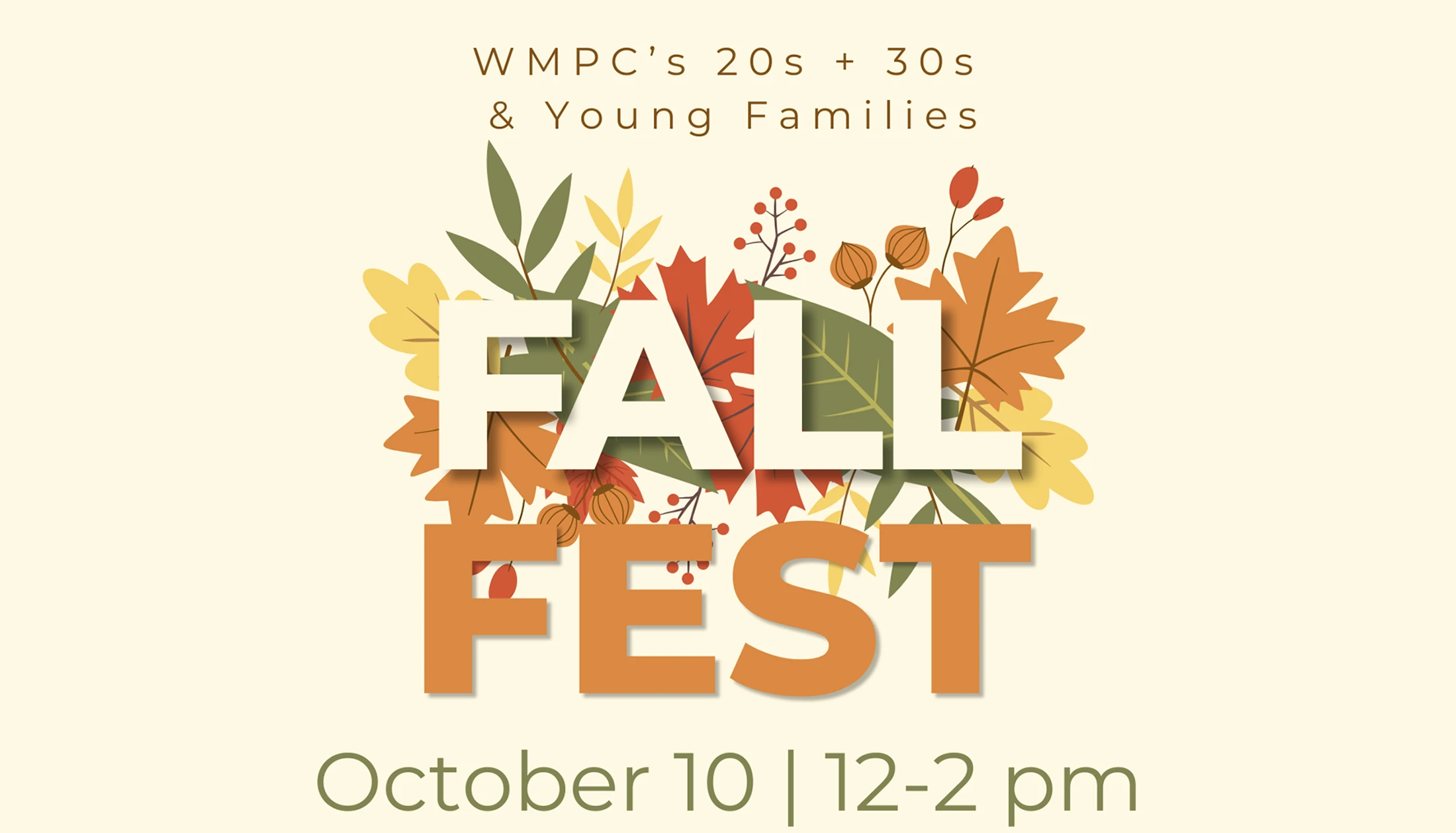 20s + 30s and Young Families Fall Fest