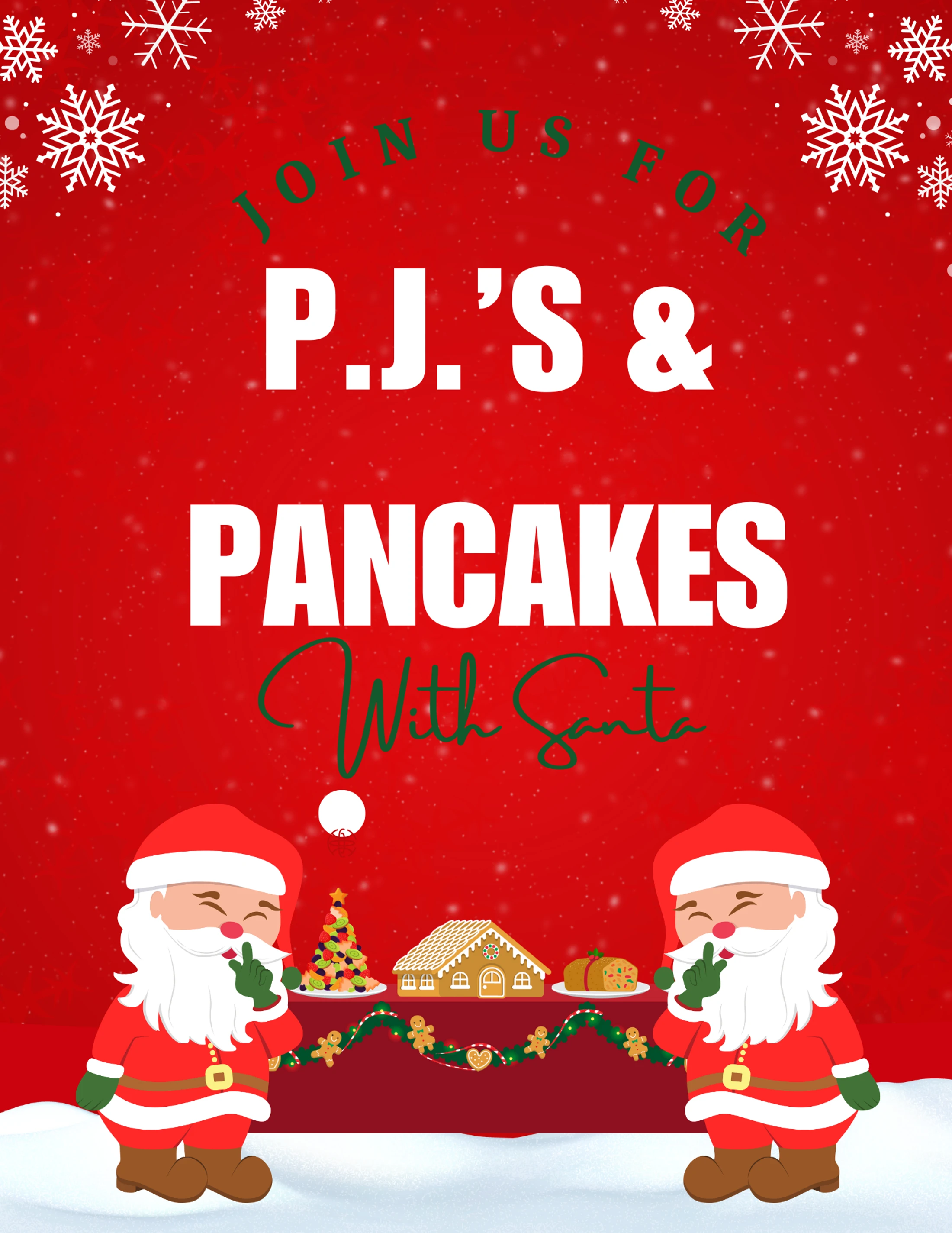 PJ's & Pancakes with Santa