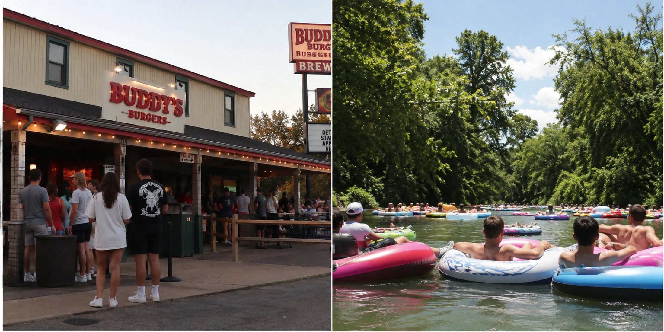 Buddy's Burgers + River Float