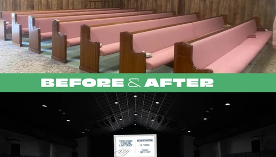 Sanctuary from the back