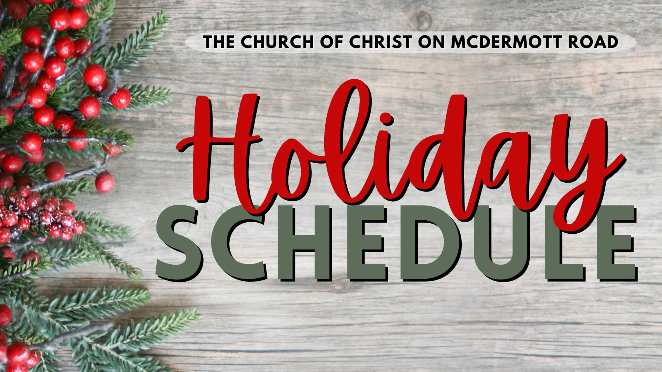Holiday Schedule <i><span style="color:var(--primary-color-bg)">Notes</span></i>