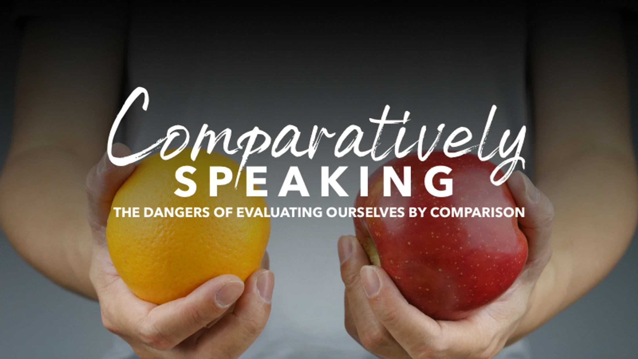 Comparison Can Lead to Materialism