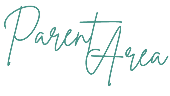 The words 'Parent Area' written in a flowing, teal-colored cursive script on a transparent background.