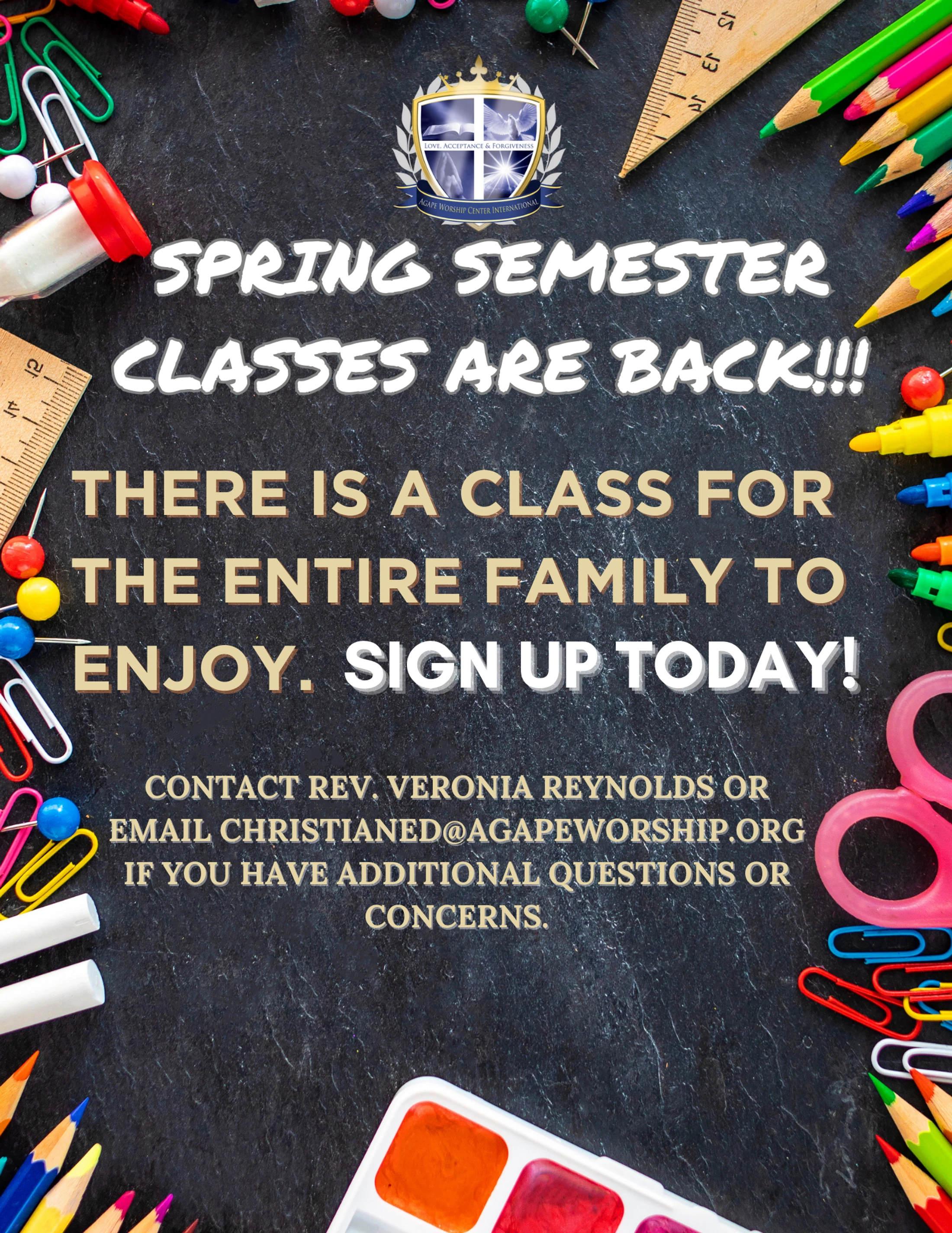 Spring 2024 Semester Classes