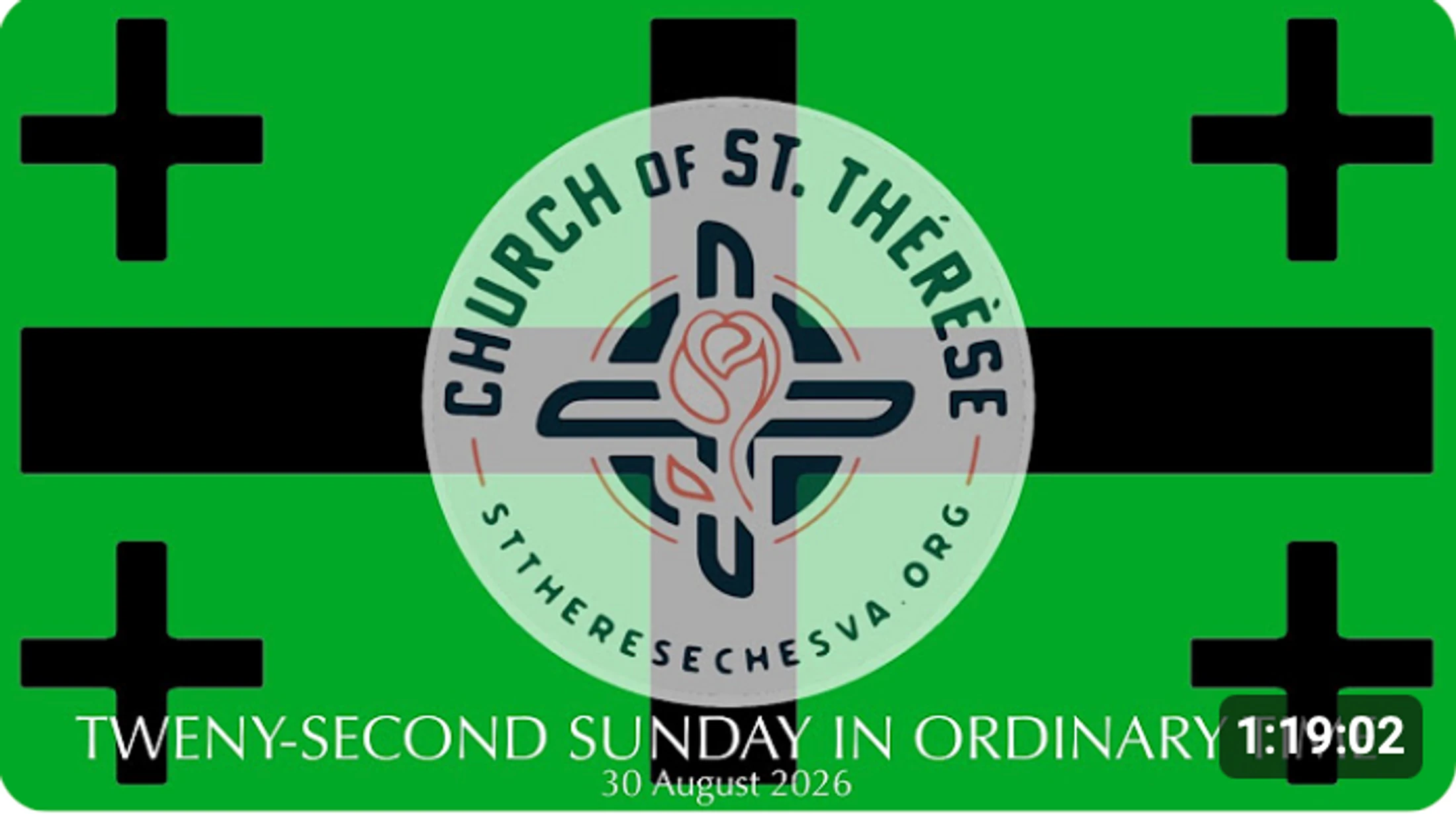 Twenty-Second Sunday in Ordinary Time