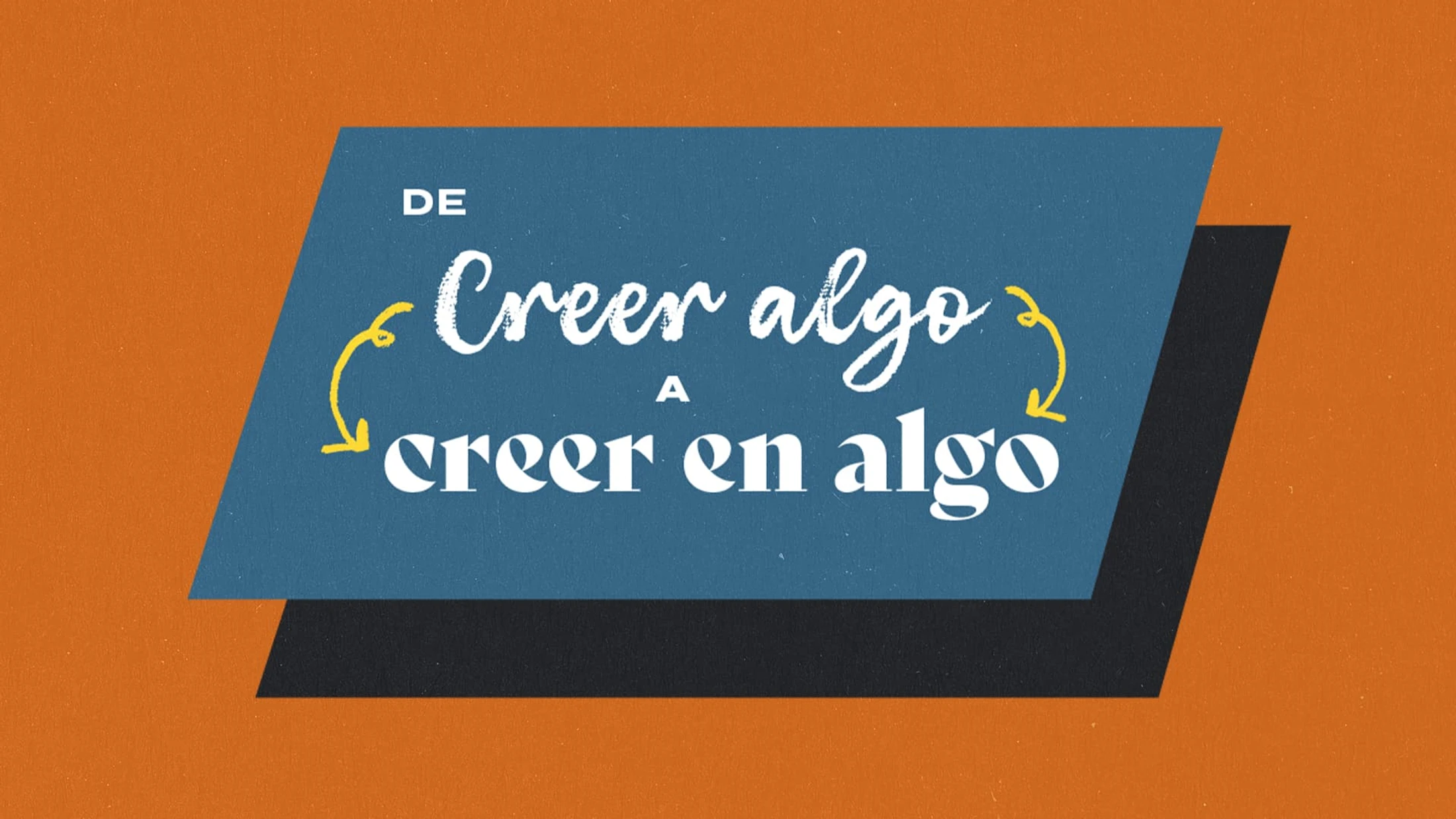 Creer nos impulsa a compartir