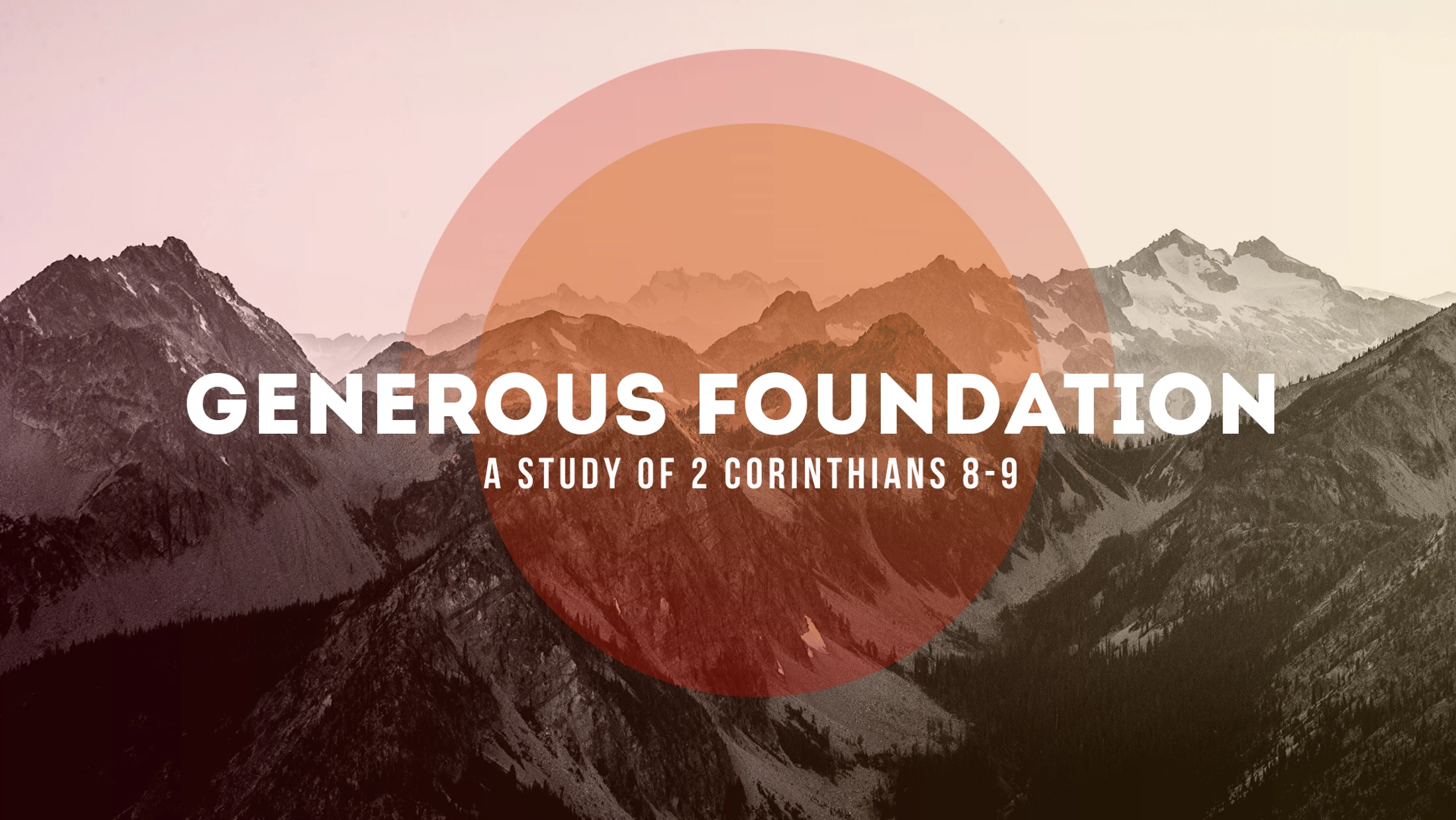 Excel in Generosity