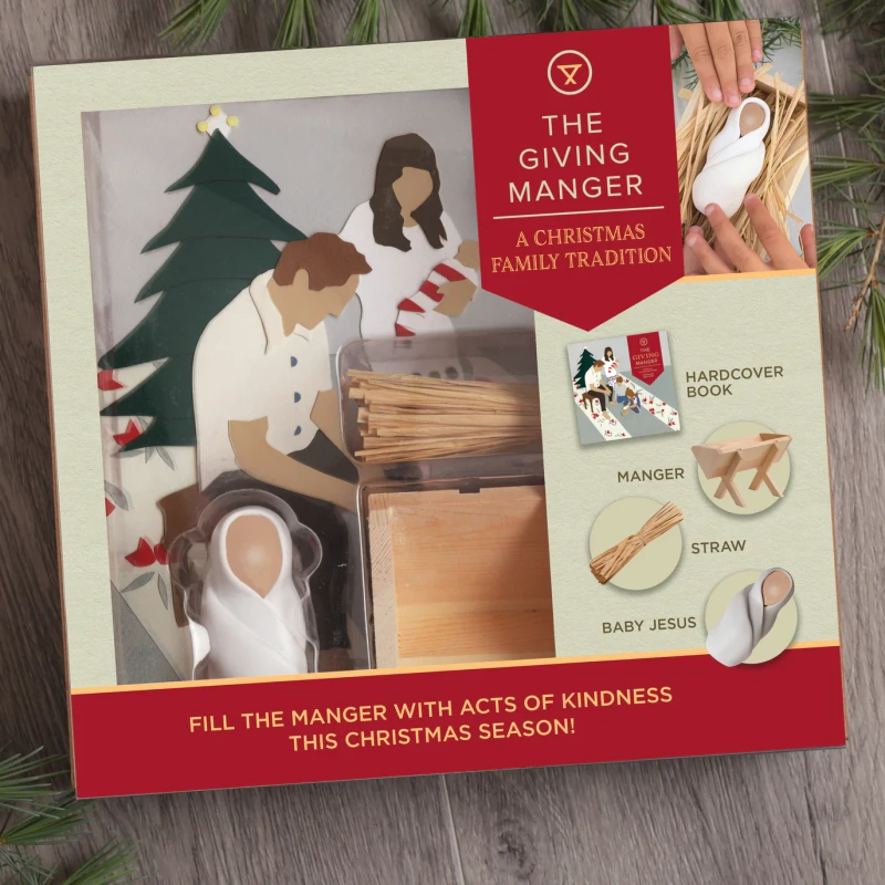 Purchasing the Giving Manger is not necessary to participate in this activity, but it is a fun, interactive activity for you to do with your child this Christmas season, should you want to add in that element.