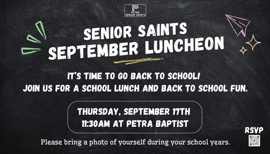 Senior Saints September Luncheon