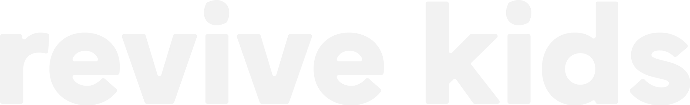 The words 'revive kids' in a light gray, lowercase, bold, sans-serif font, on a transparent background.