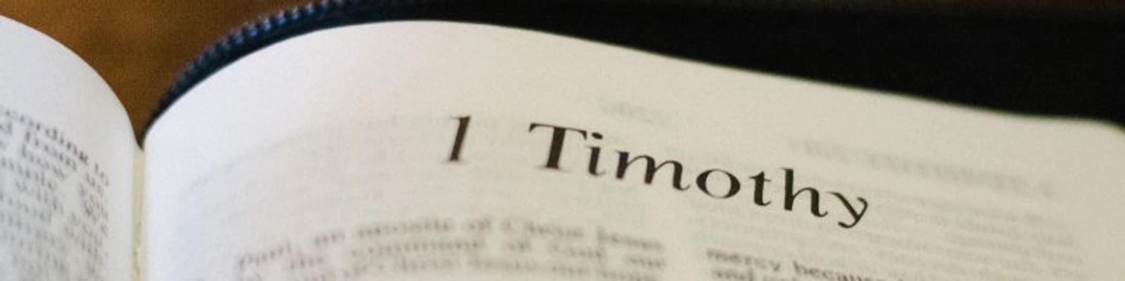 1 Timothy 1:1 – 20    07/29/2026