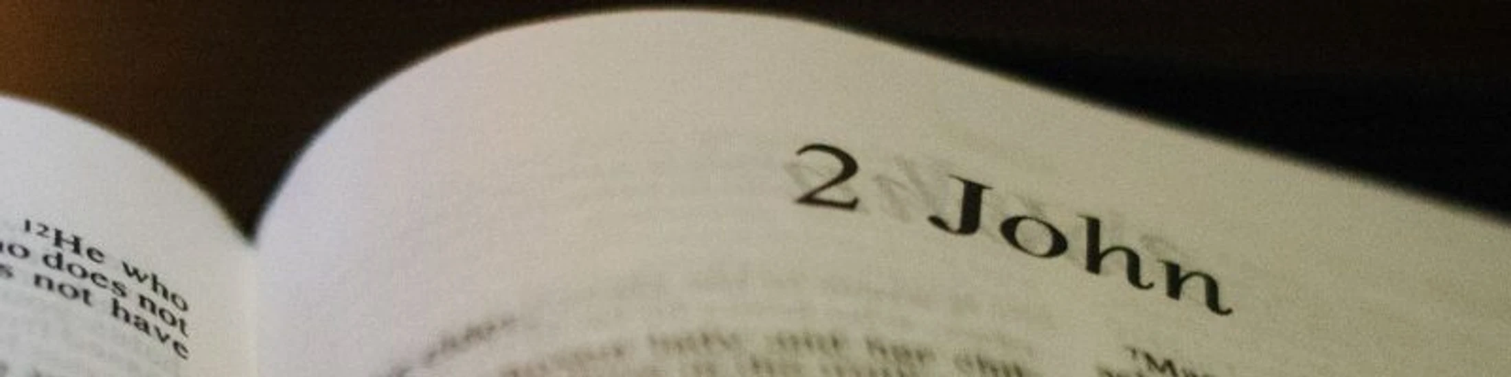 2 John 1:1 – 13     06/09/2026