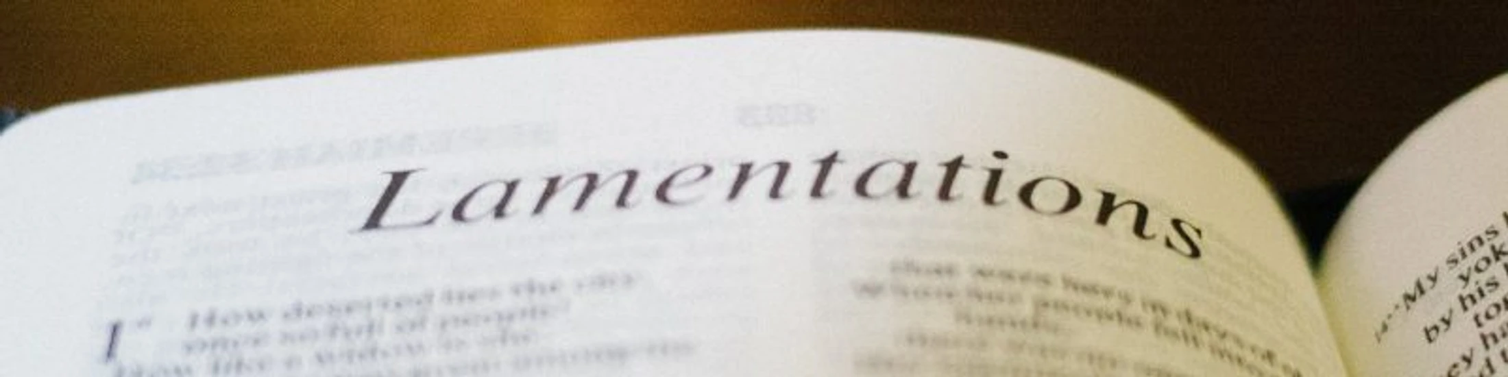 Lamentations 3: