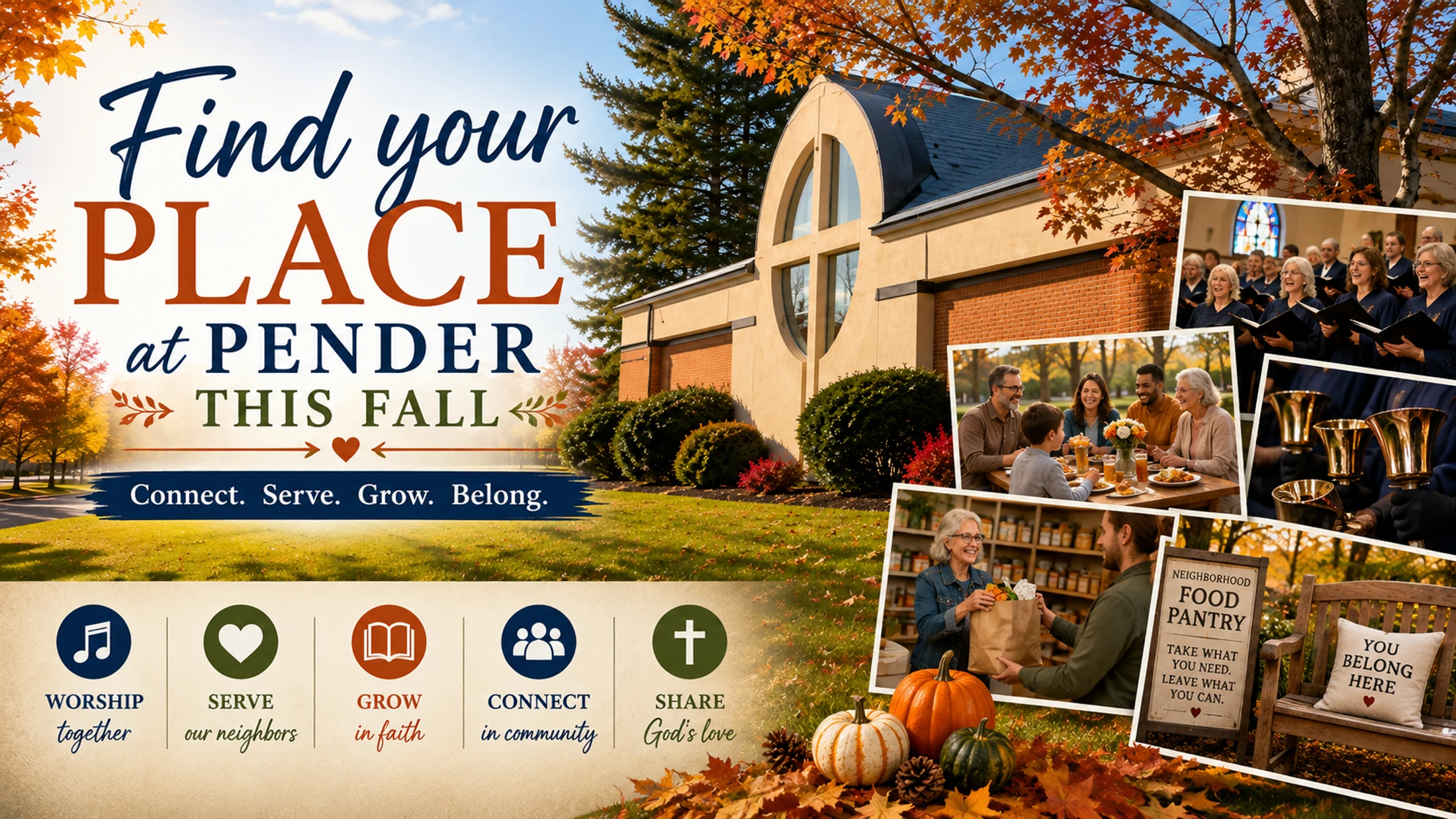 Find Your Place at Pender This Fall