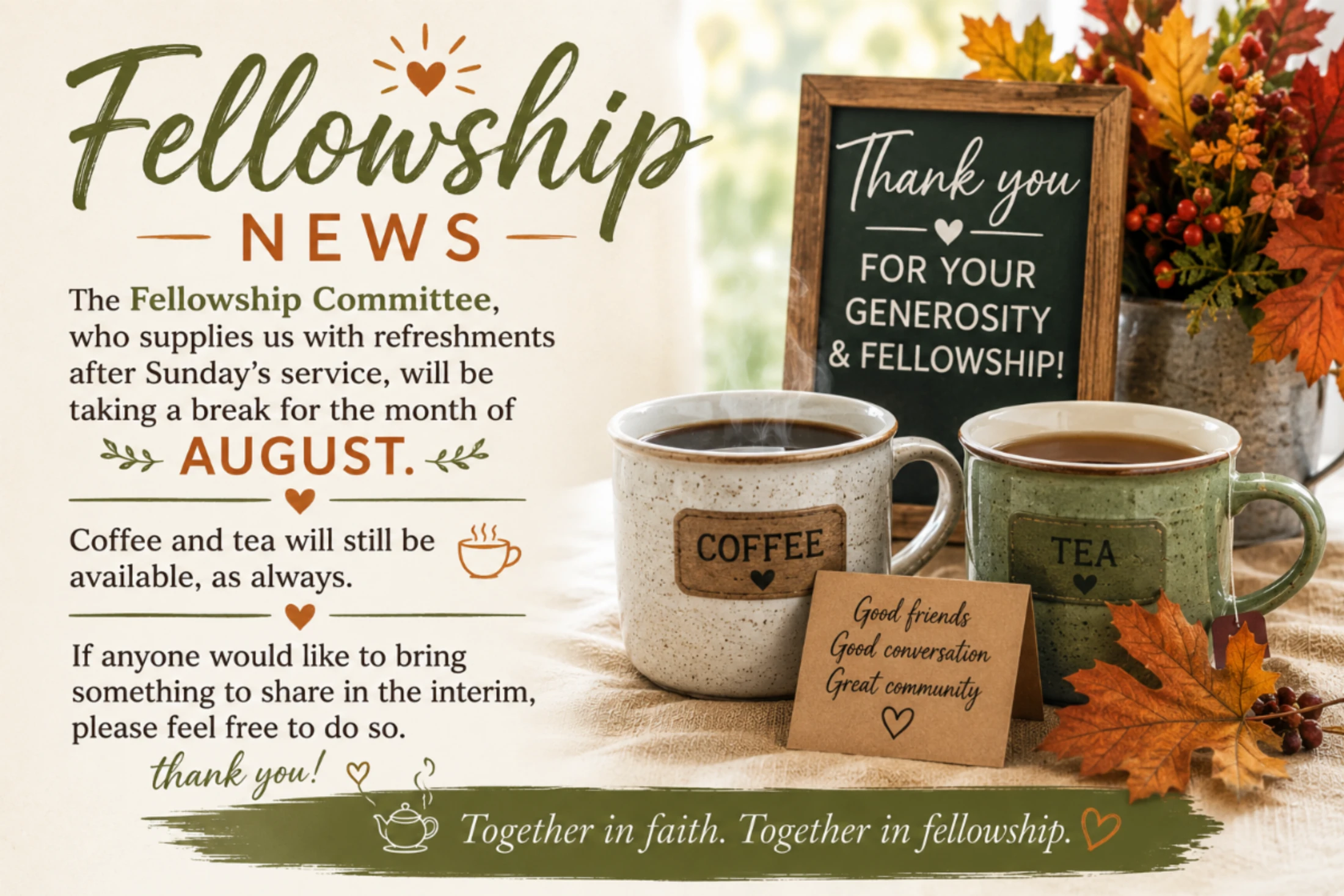 Fellowship News