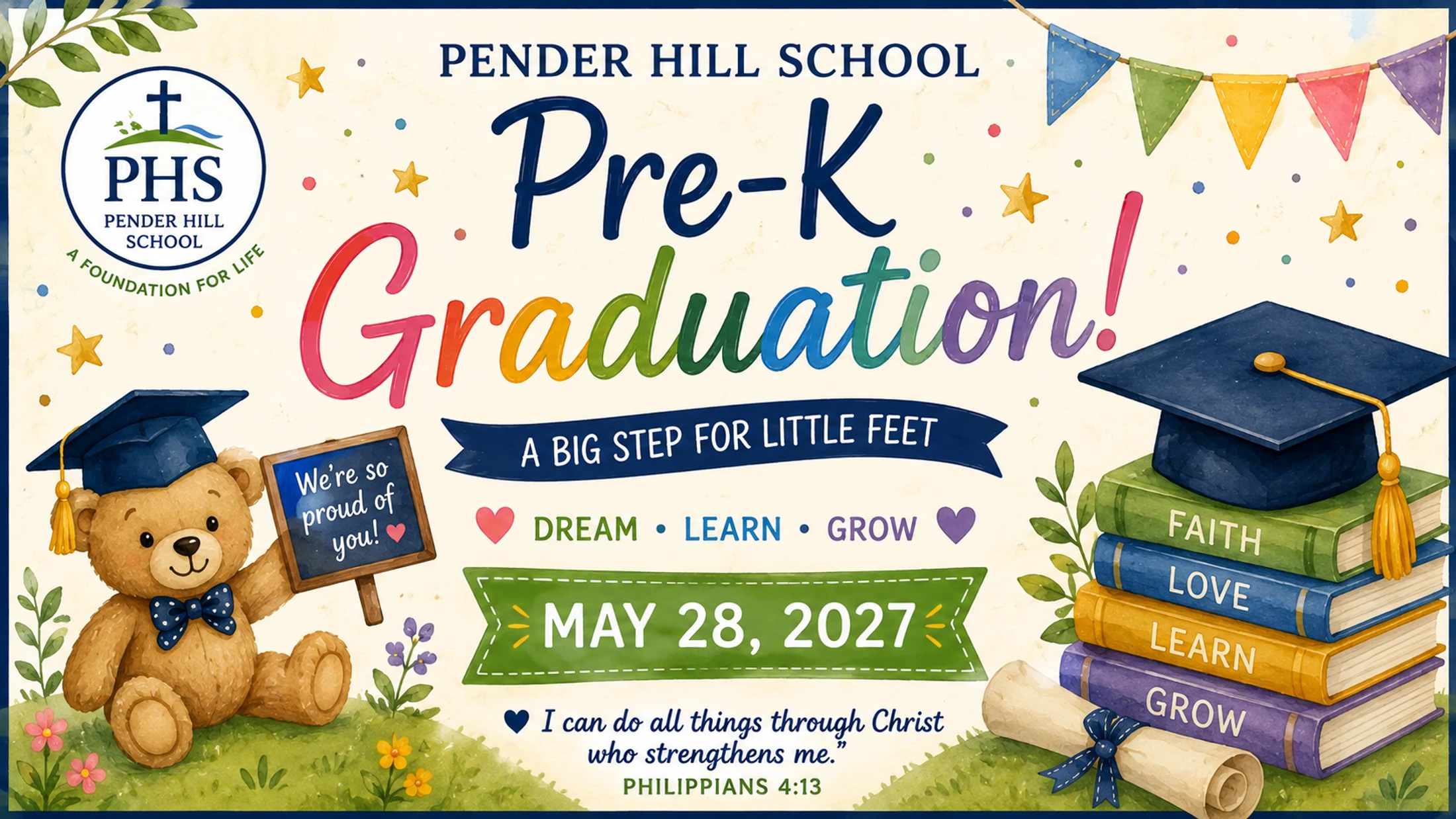 Pender Hill School Pre-K Graduation