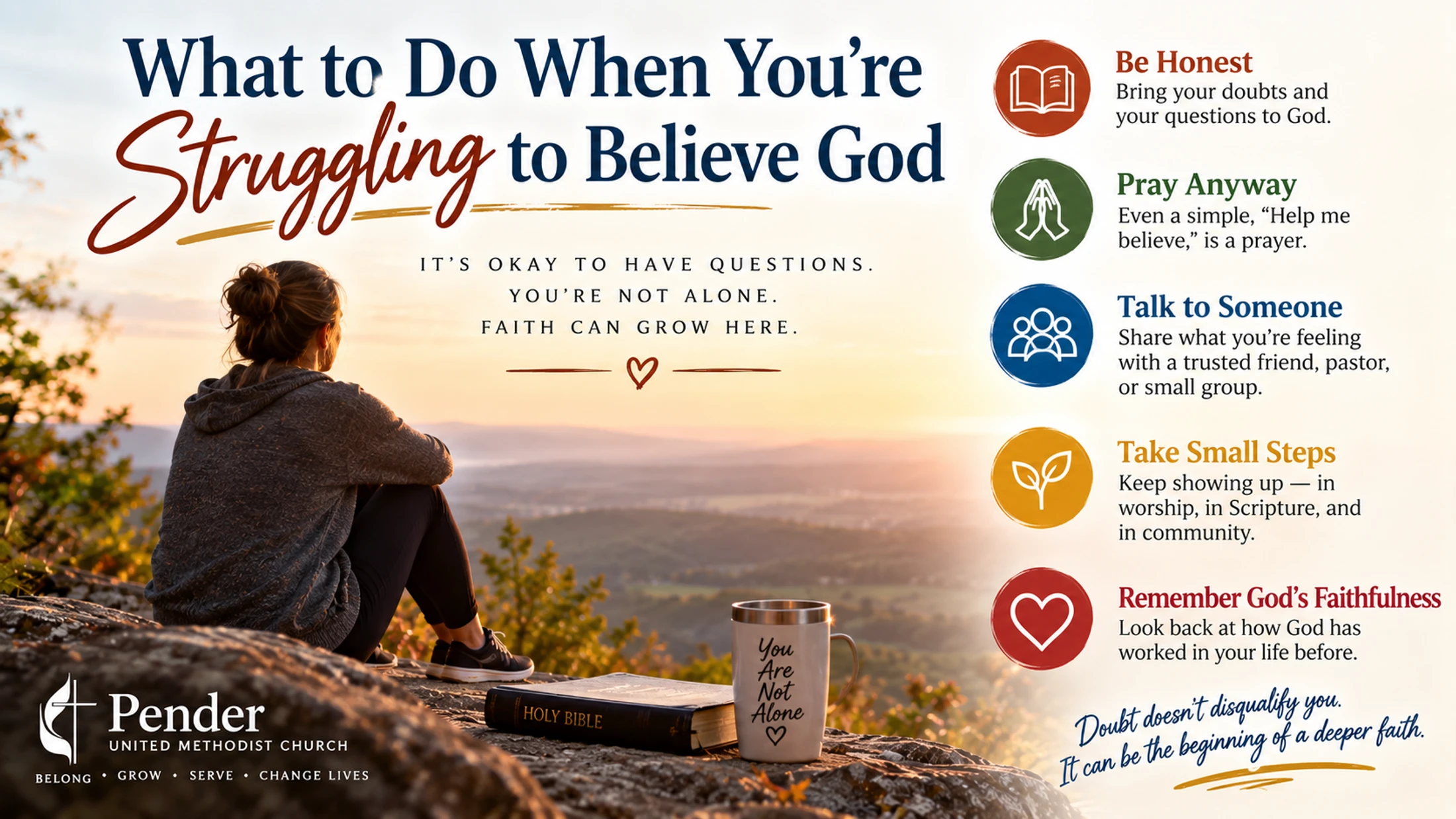 What to Do When You’re Struggling to Believe God
