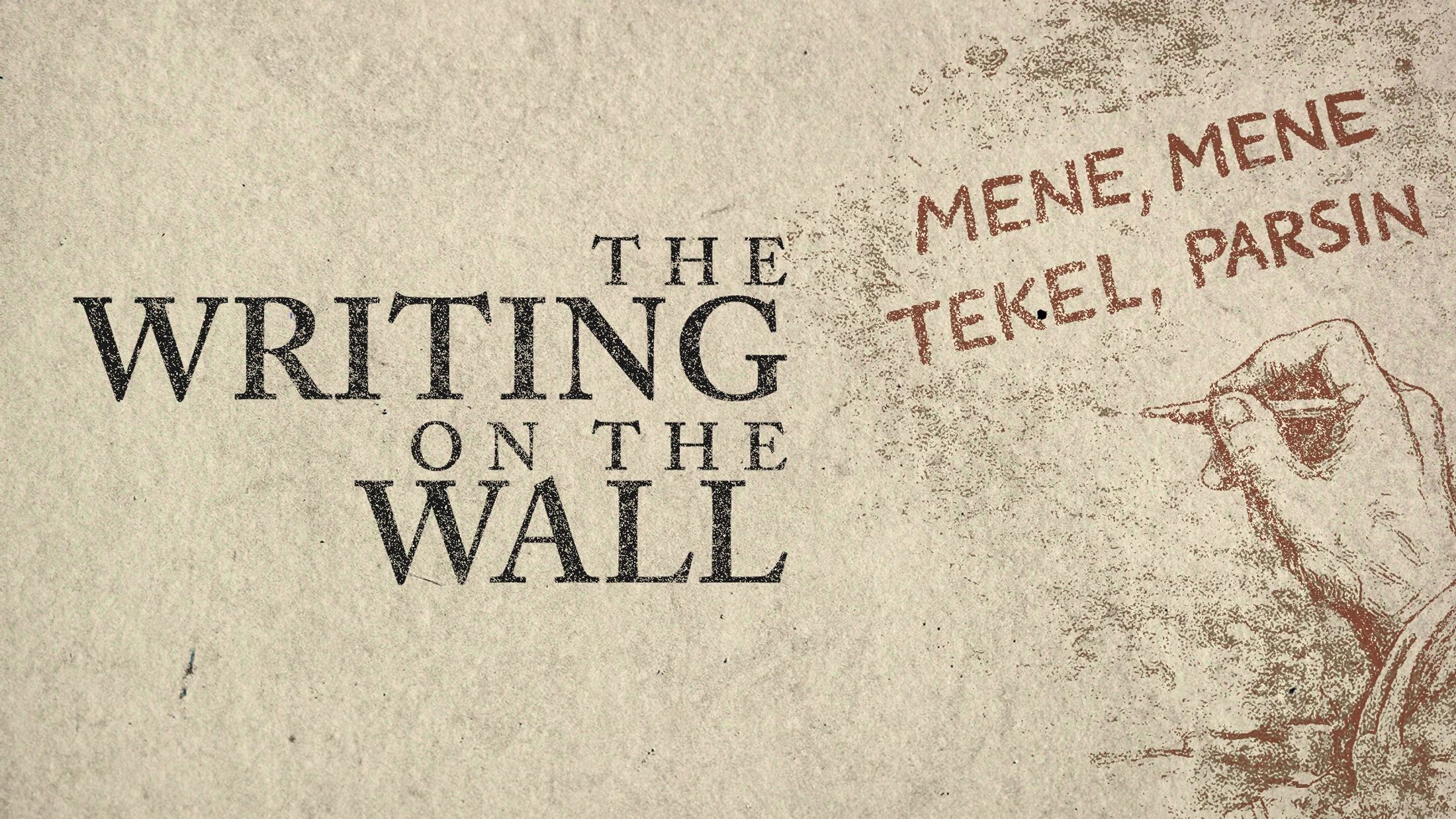 Evangelism as Exiles: The Writing on the Wall