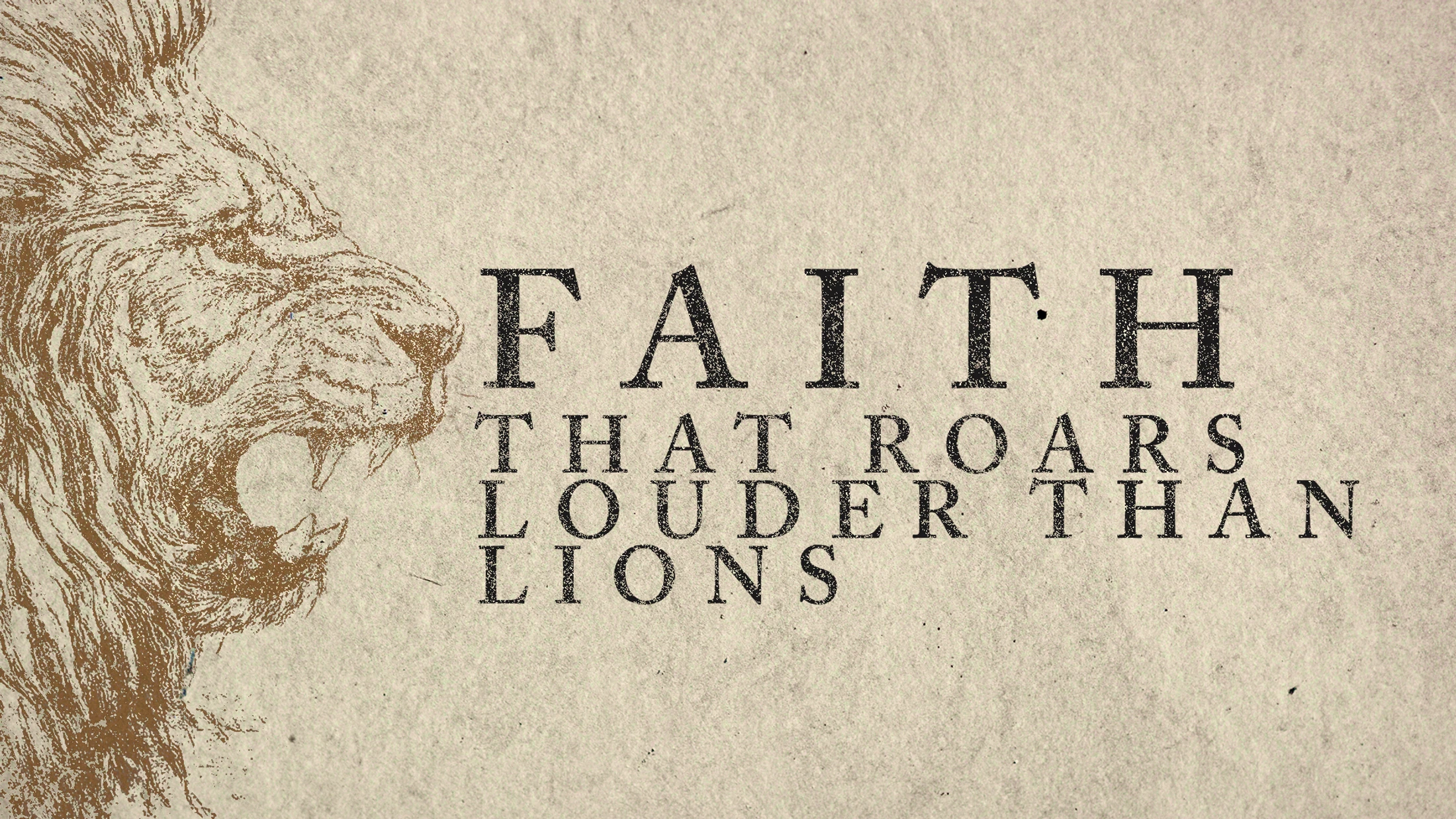 Evangelism as Exiles: Faith that Roars Louder than Lions