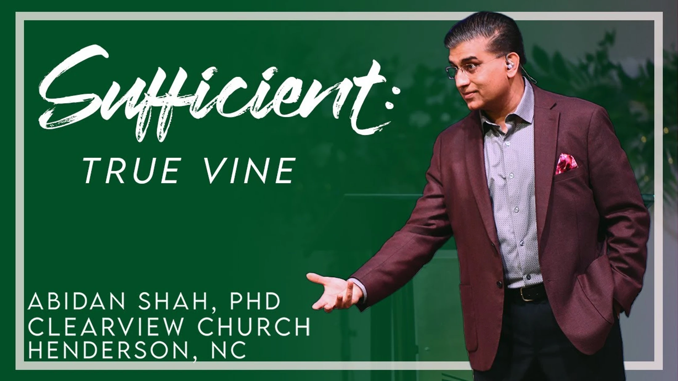 Sufficient: True Vine