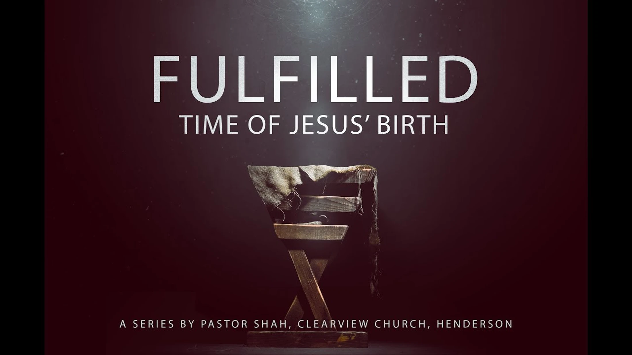 Fulfilled: Time of Jesus' Birth