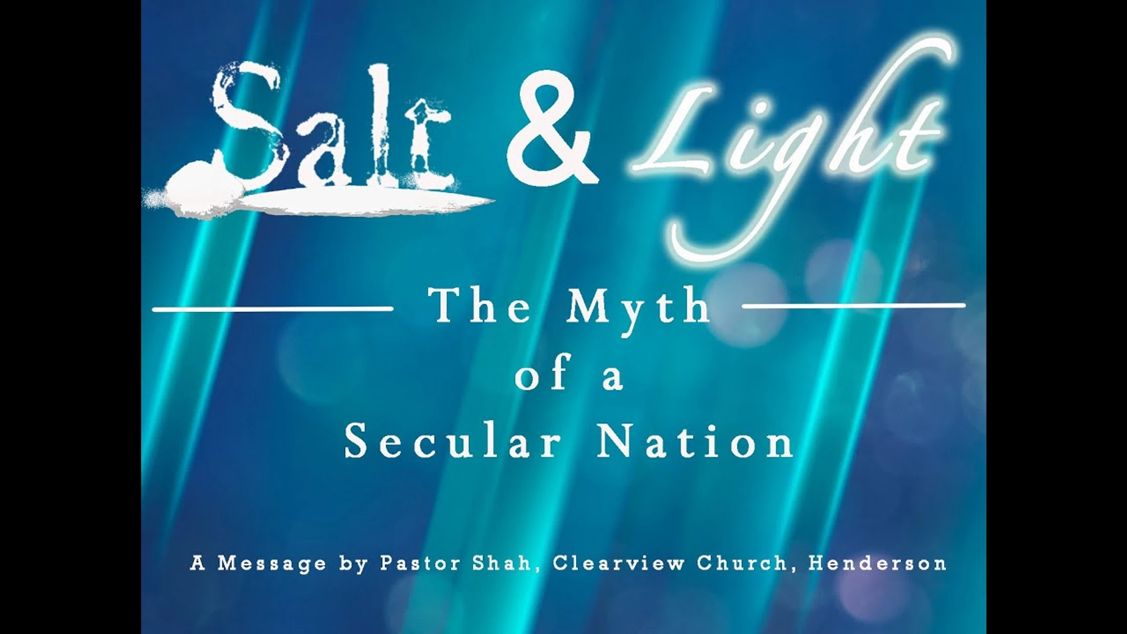 Salt and Light: the Myth of a Secular Nation