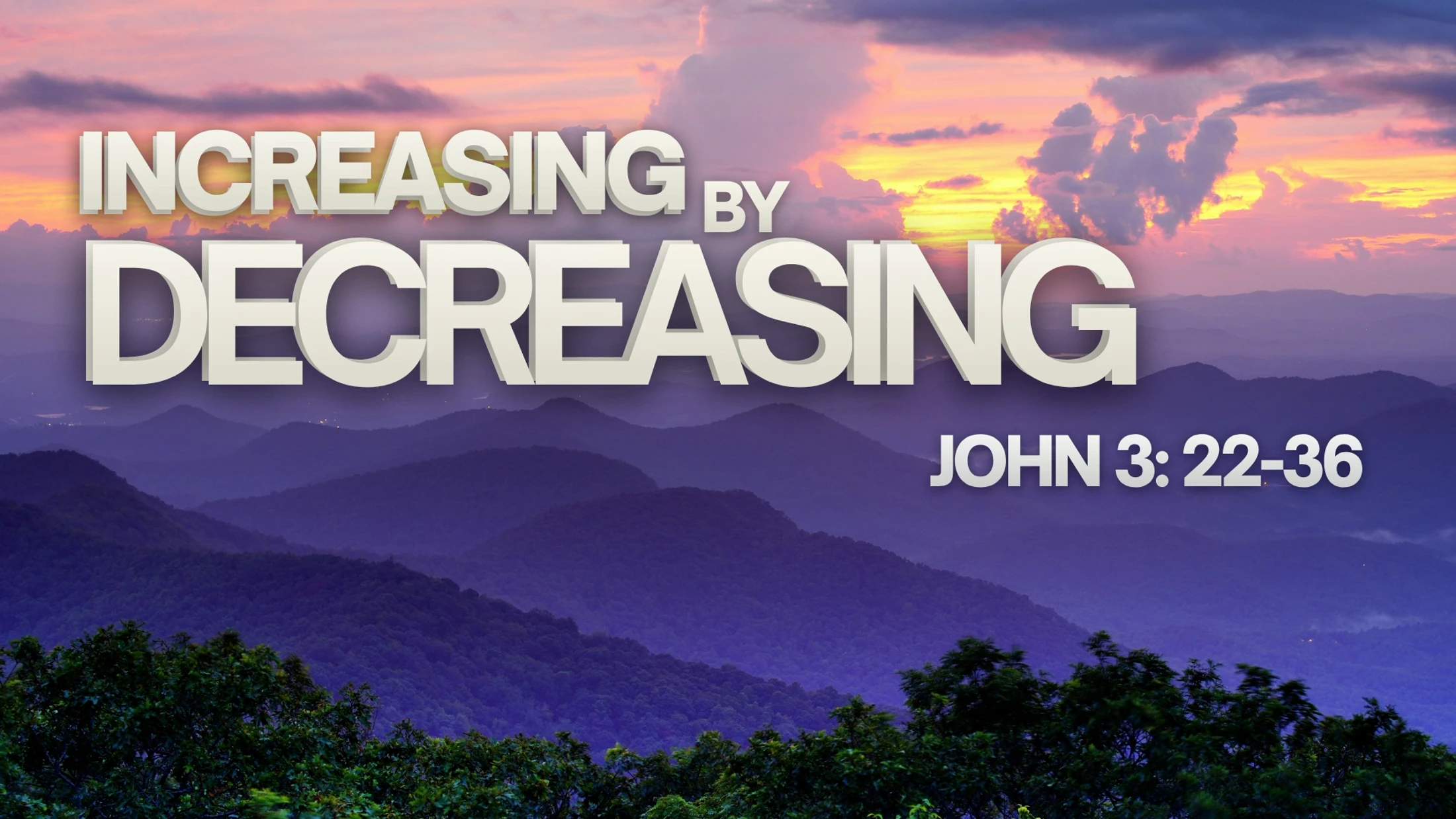 Increasing by Decreasing