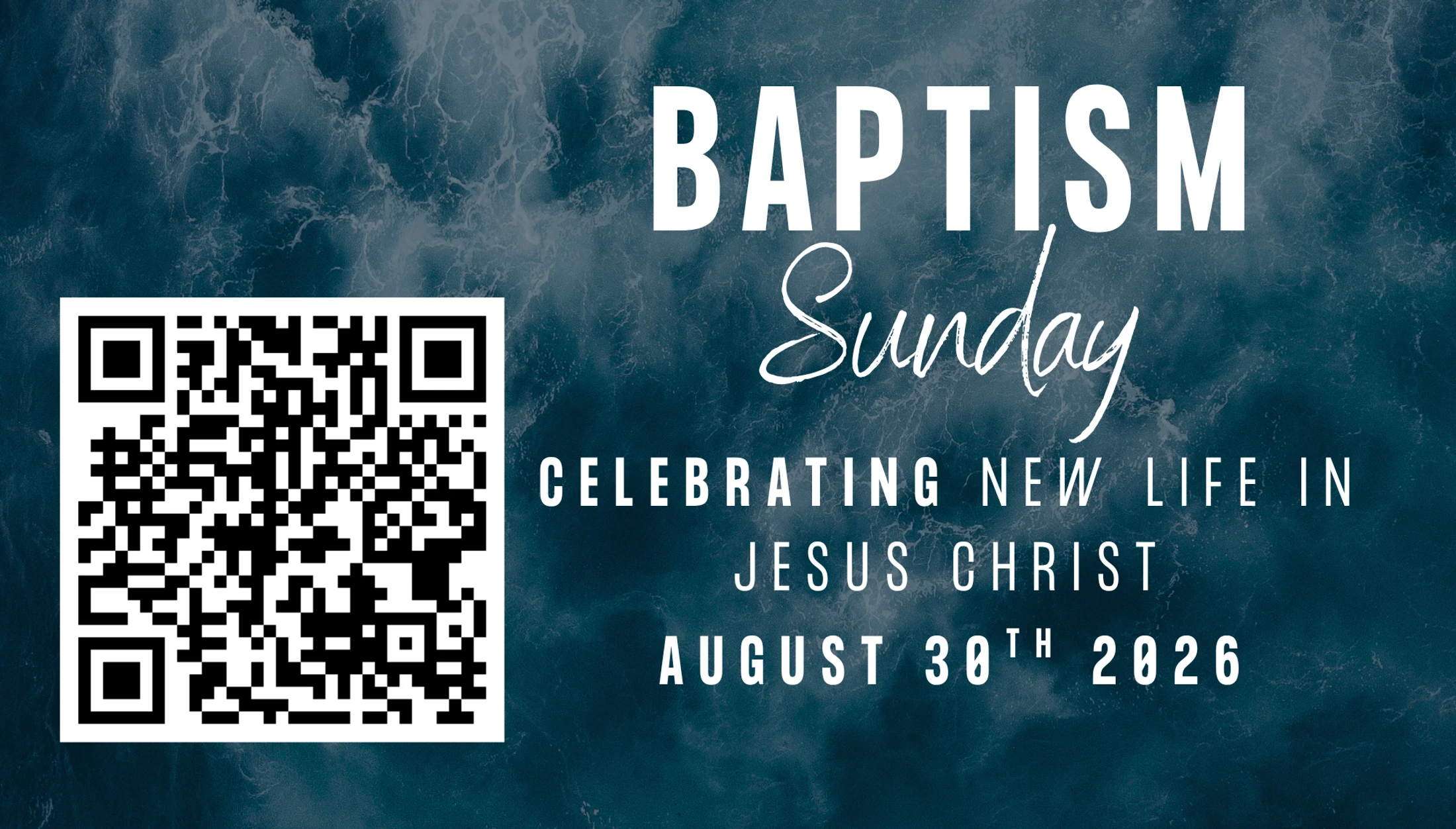 Baptism Sunday