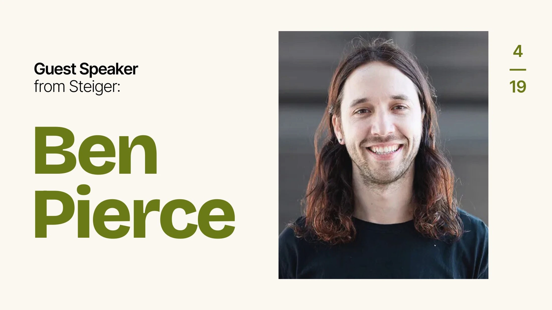 Ben Pierce - Steiger International