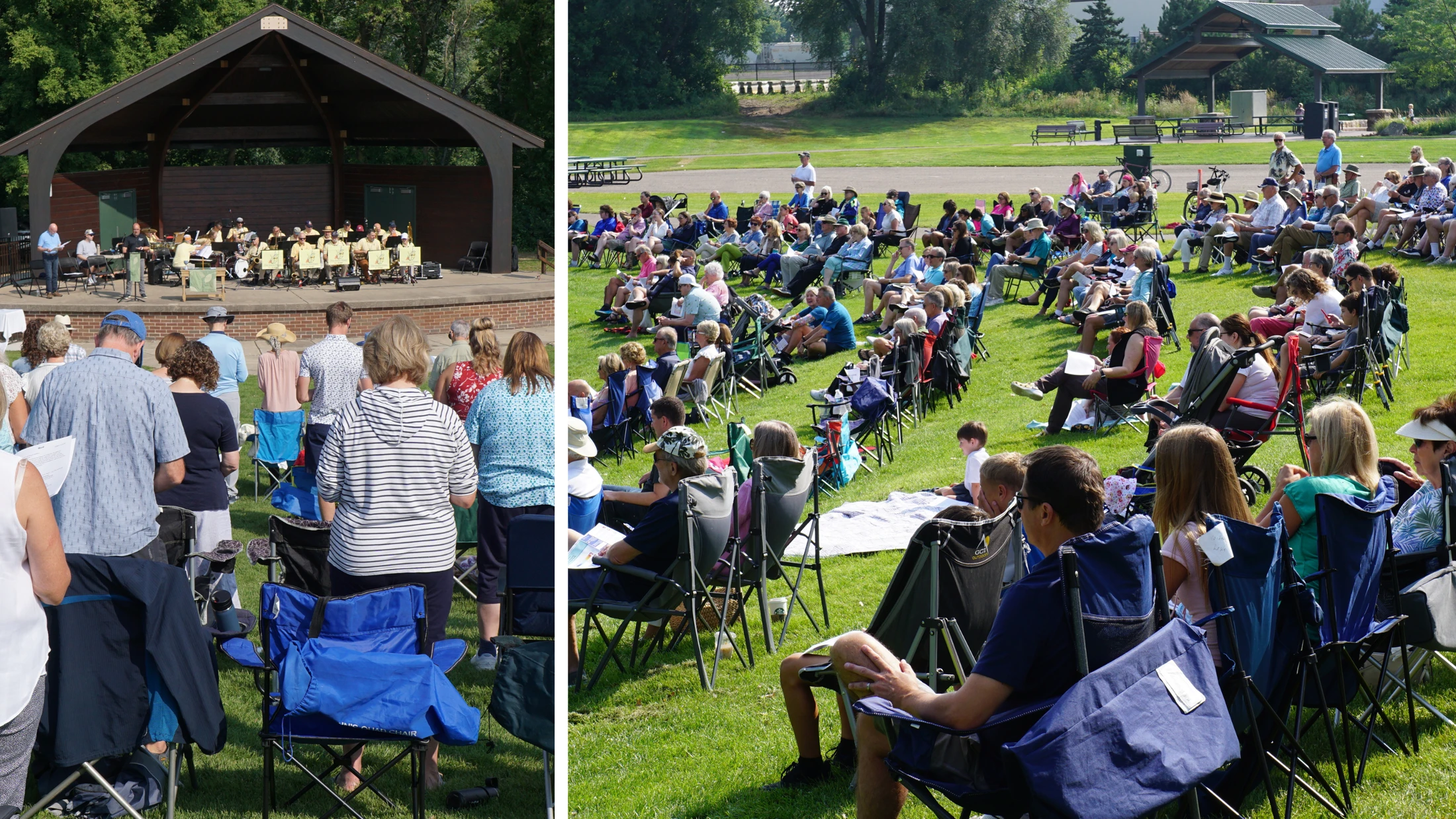 Outdoor Worship at Rosemount Central Park Amphitheater