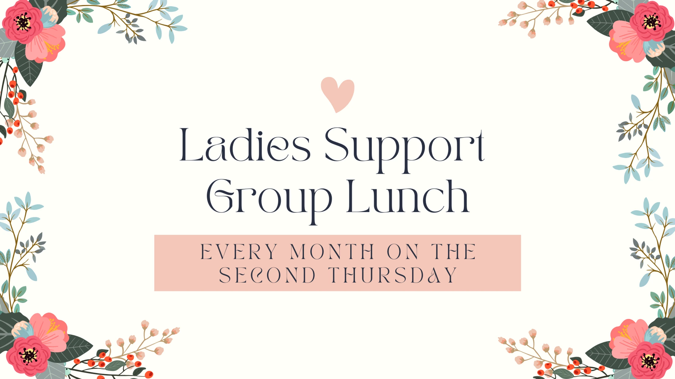 Ladies Support Group Lunch