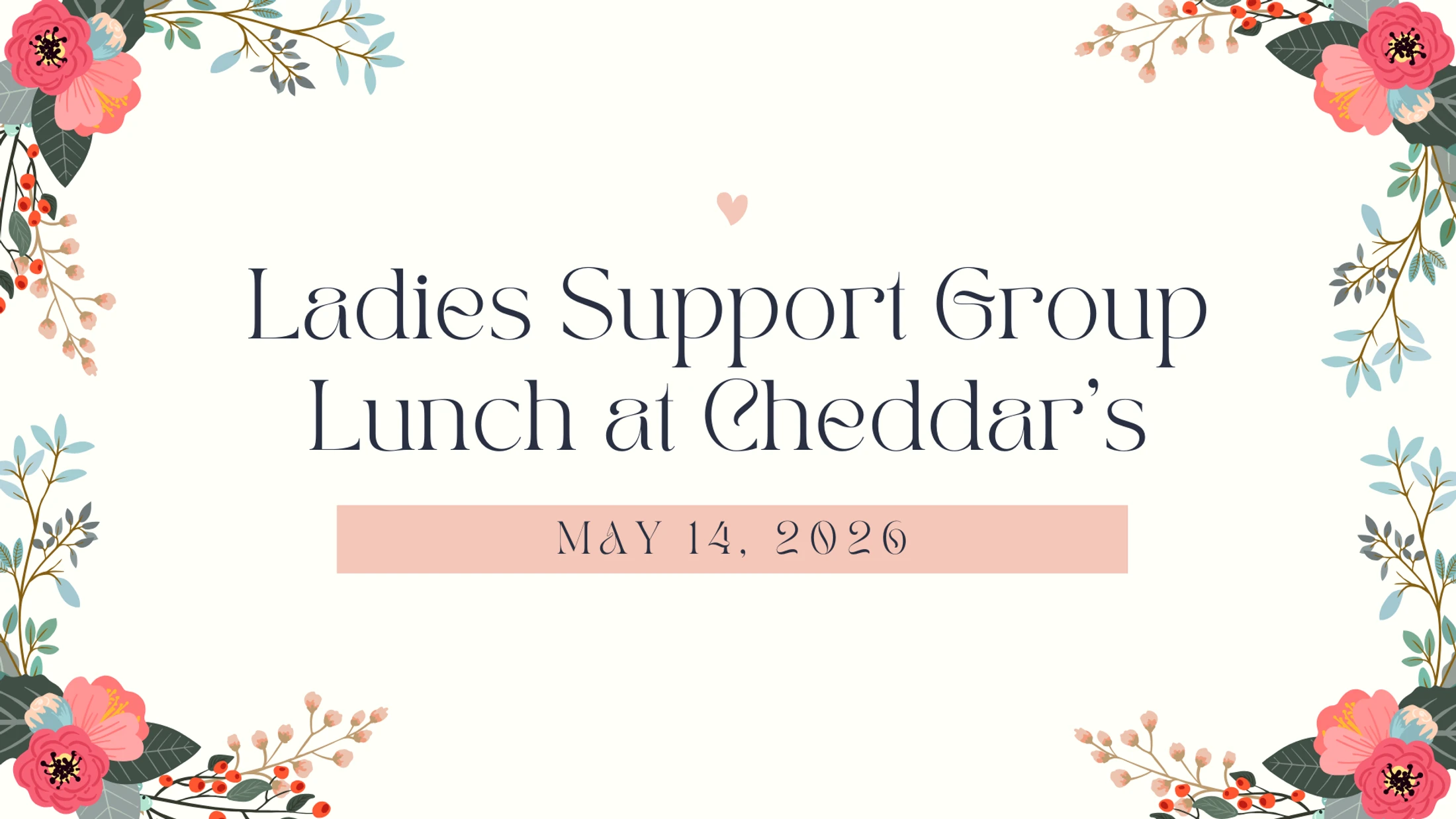 Ladies Support Group Lunch