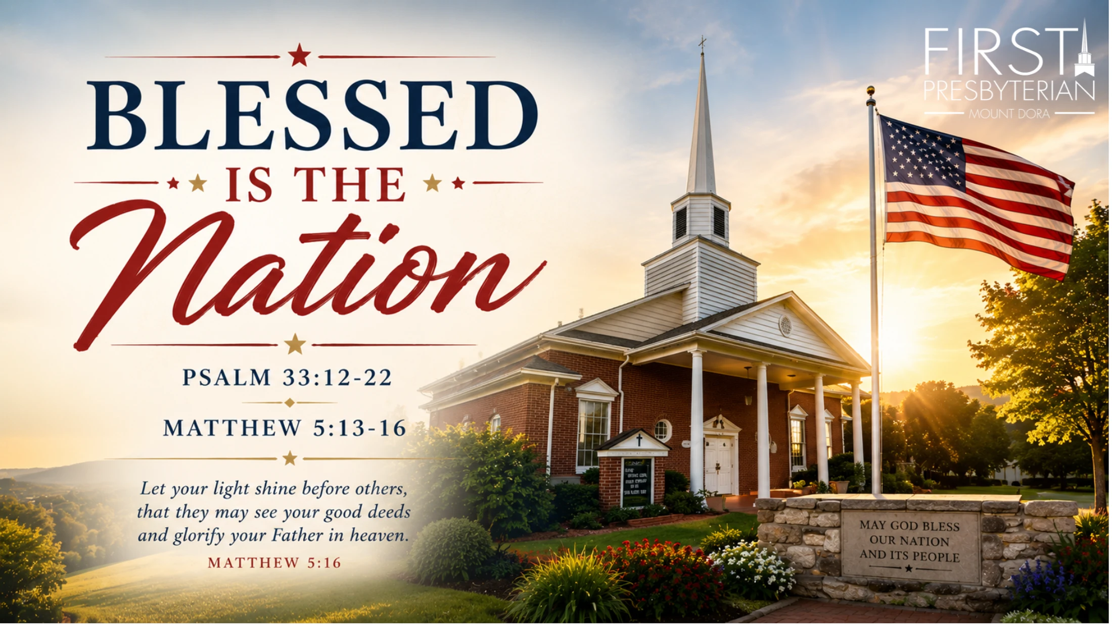 Blessed is the Nation - Aug 16, 2026
