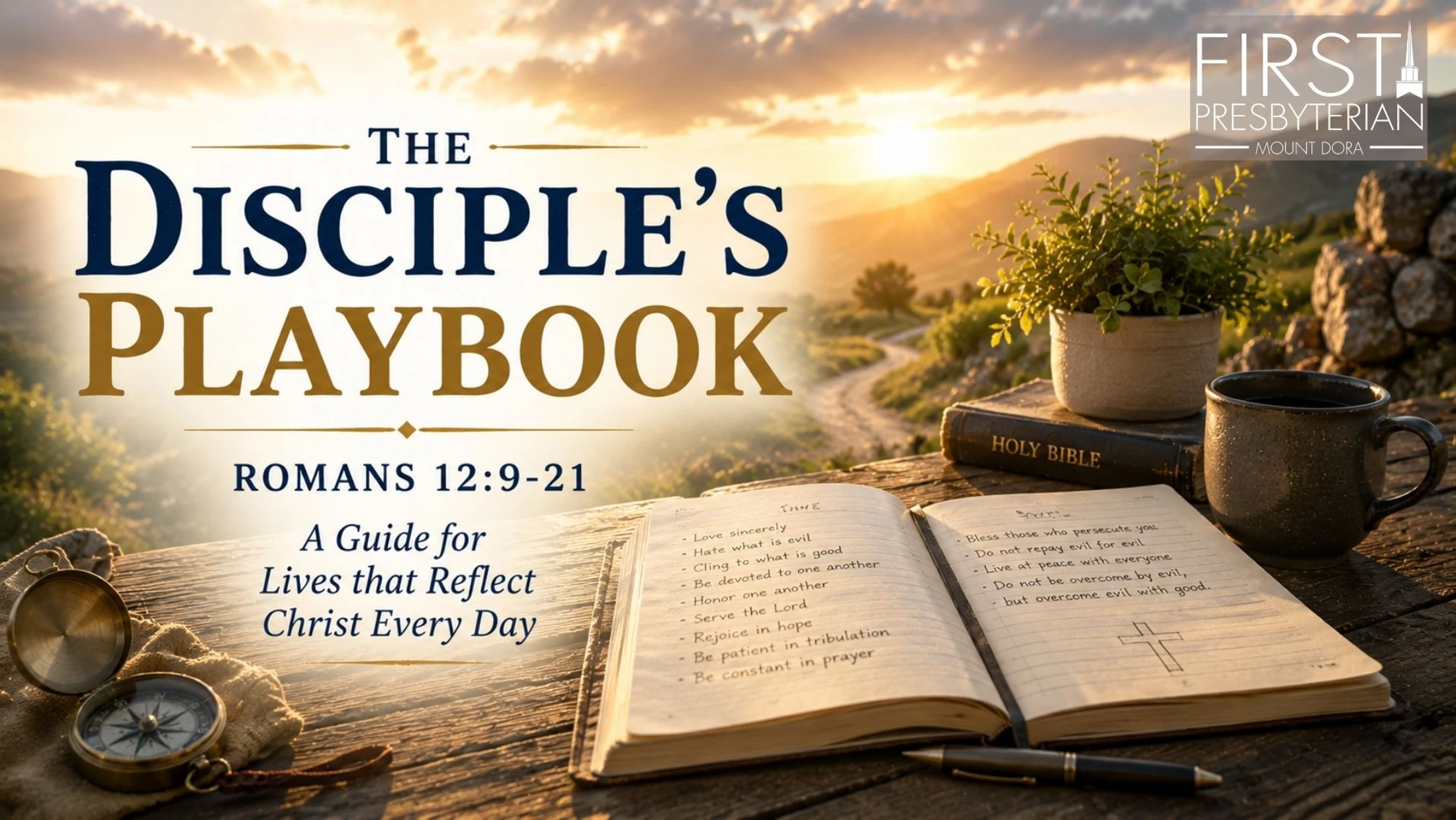 The Disciple’s Playbook - Aug 30, 2026