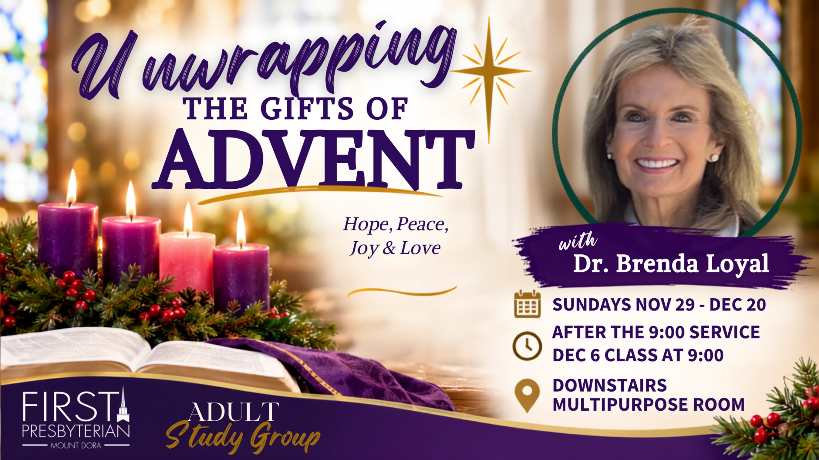 Unwrapping the Gifts of Advent&nbsp; Study