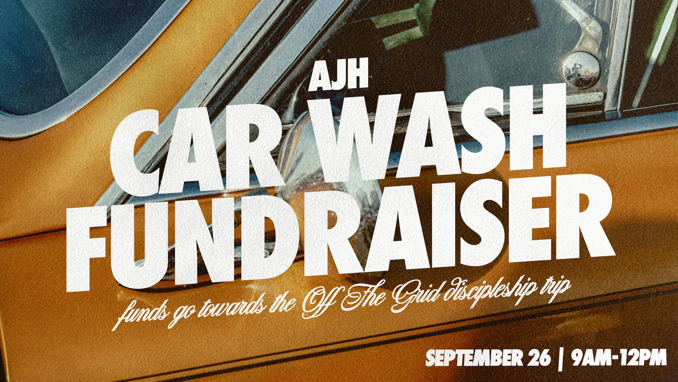 AJH Car Wash Fundraiser