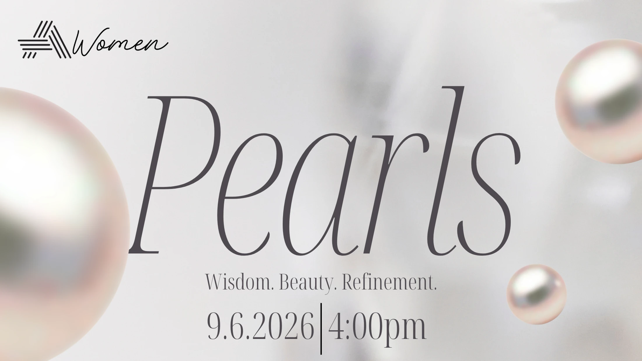 Women's Event: Pearls