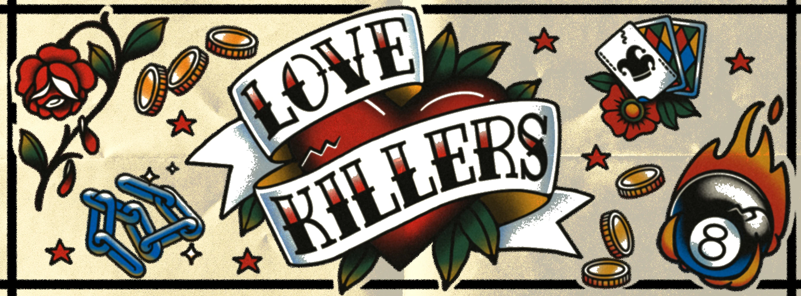 <i></i><b></b><b></b><div><div><div><b><span class="h4">Love Killers</span></b></div></div></div>