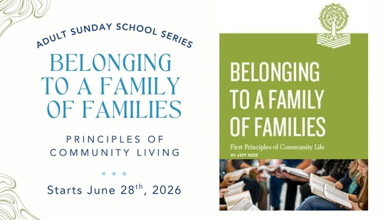NEW Adult Sunday School Series