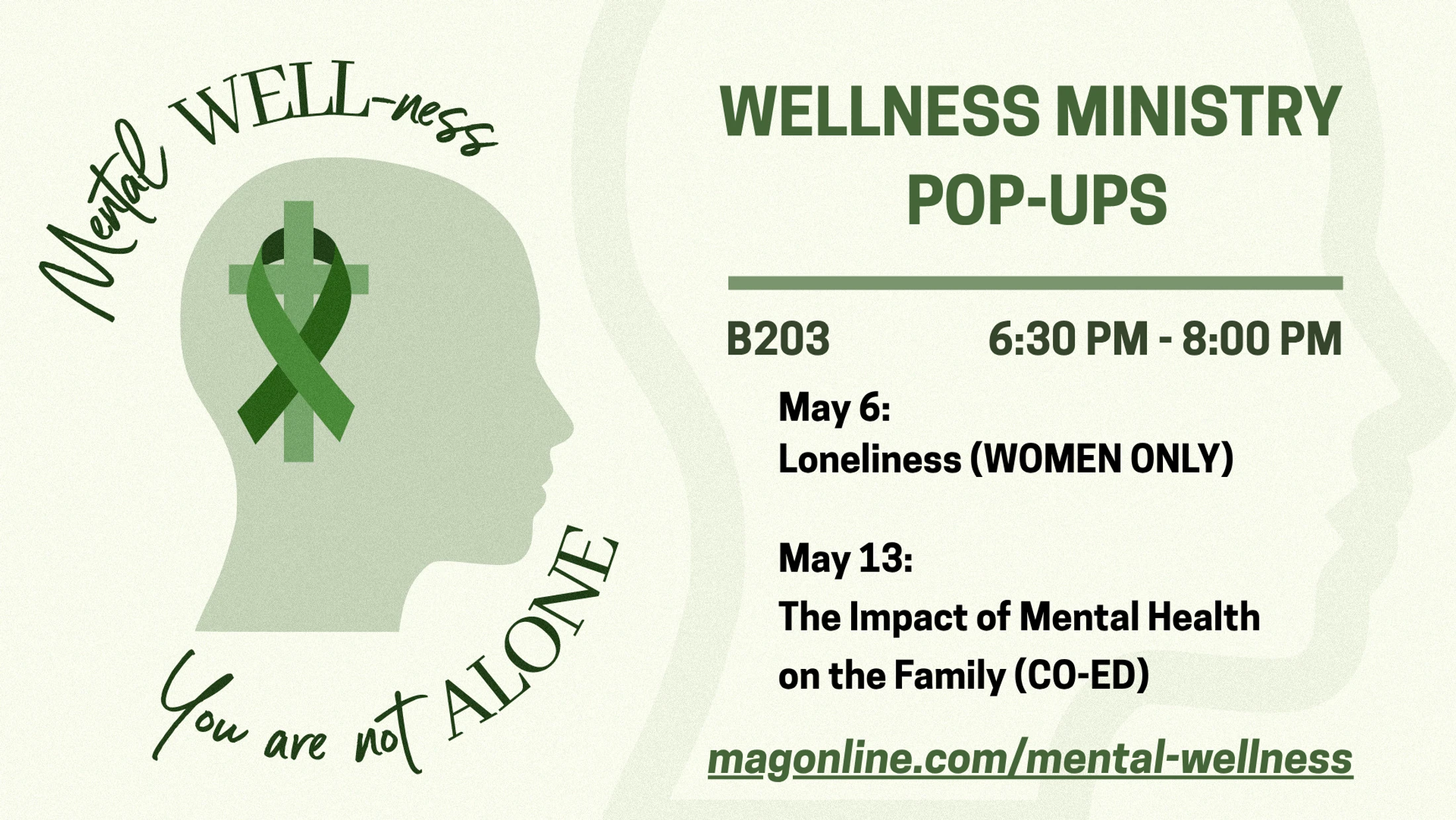Mental Well-ness Pop-Ups