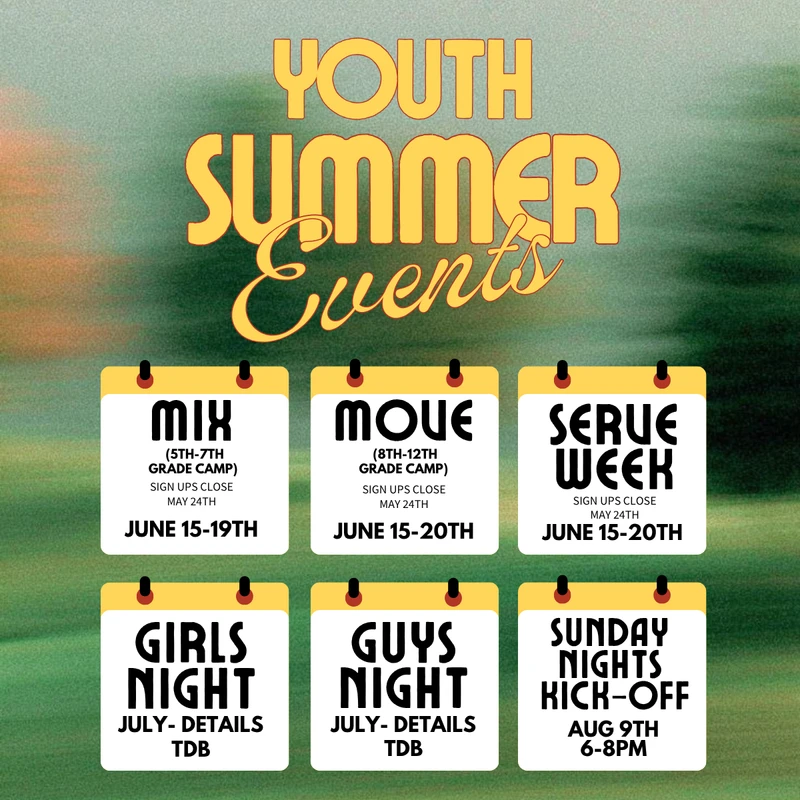 Youth Summer Events