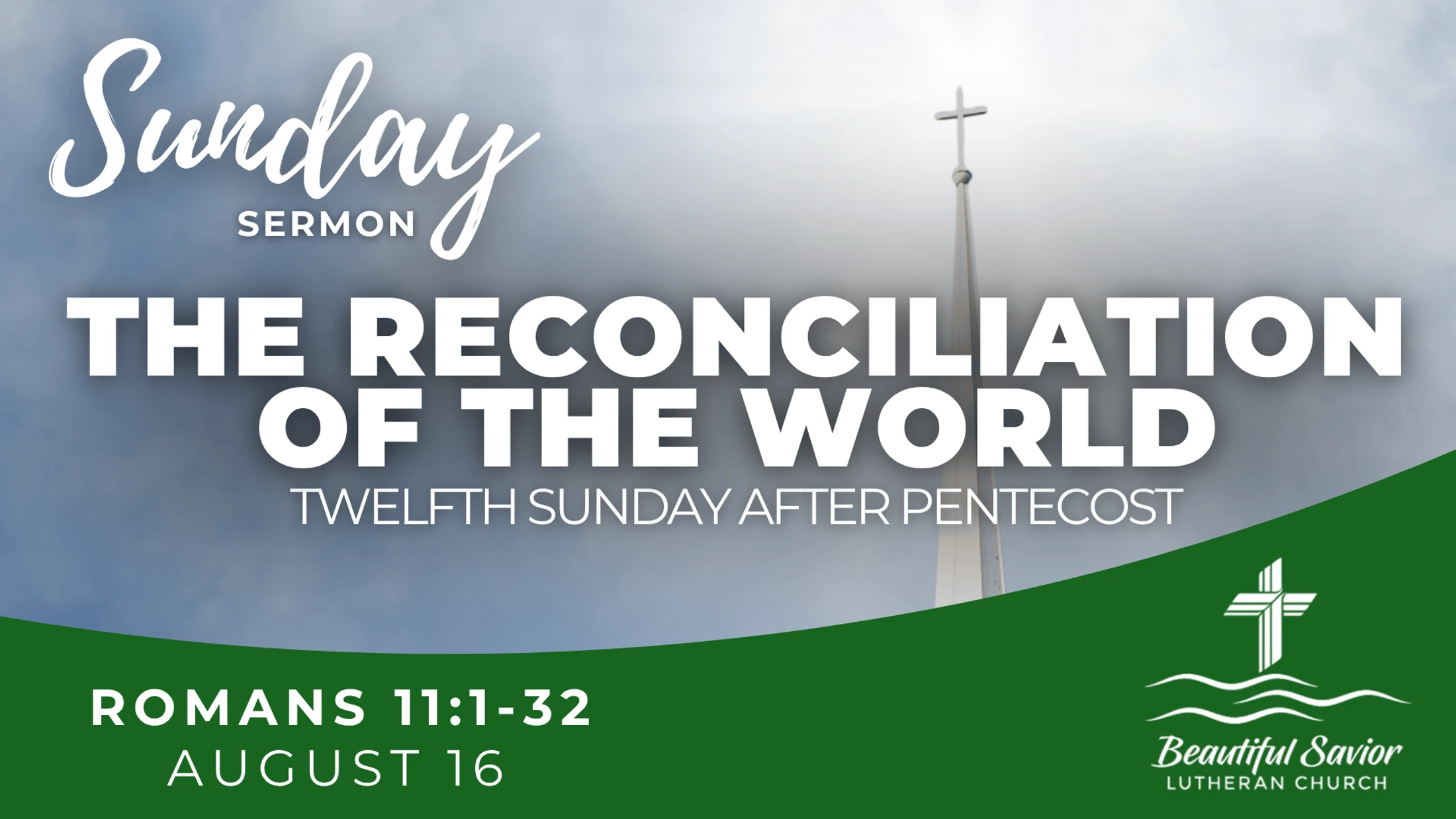 The Reconciliation of The World