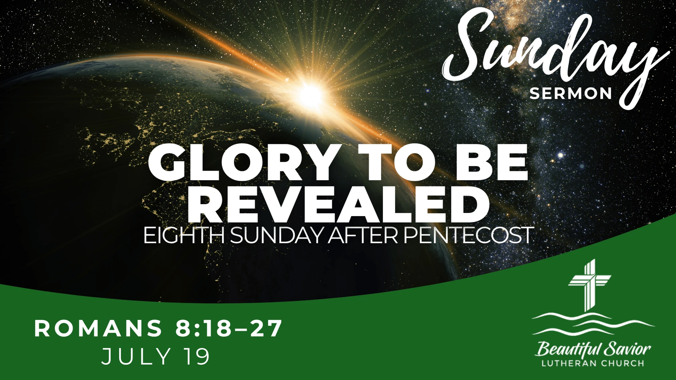 Glory to Be Revealed