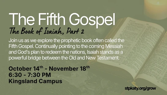 The Fifth Gospel, Part 2<div>Led by Nanette Crawford</div>