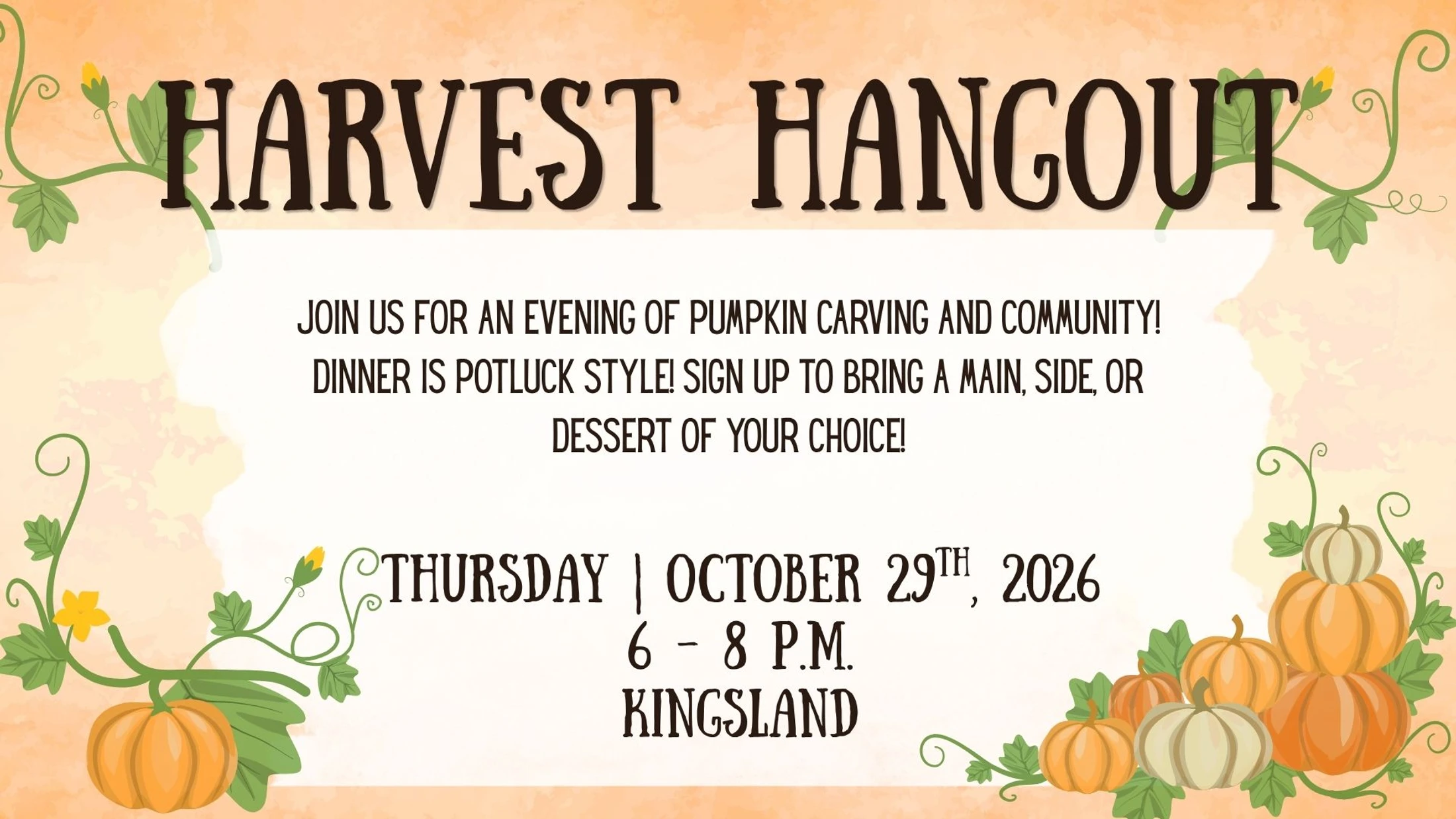 Harvest Hangout